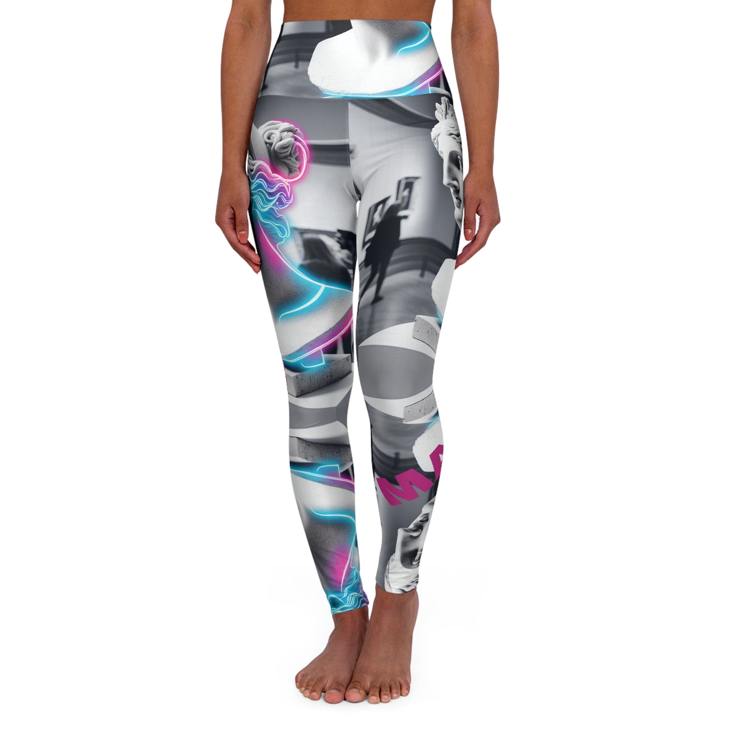 Masterpiece. High- Waisted Women's Leggings, Yoga Leggings
