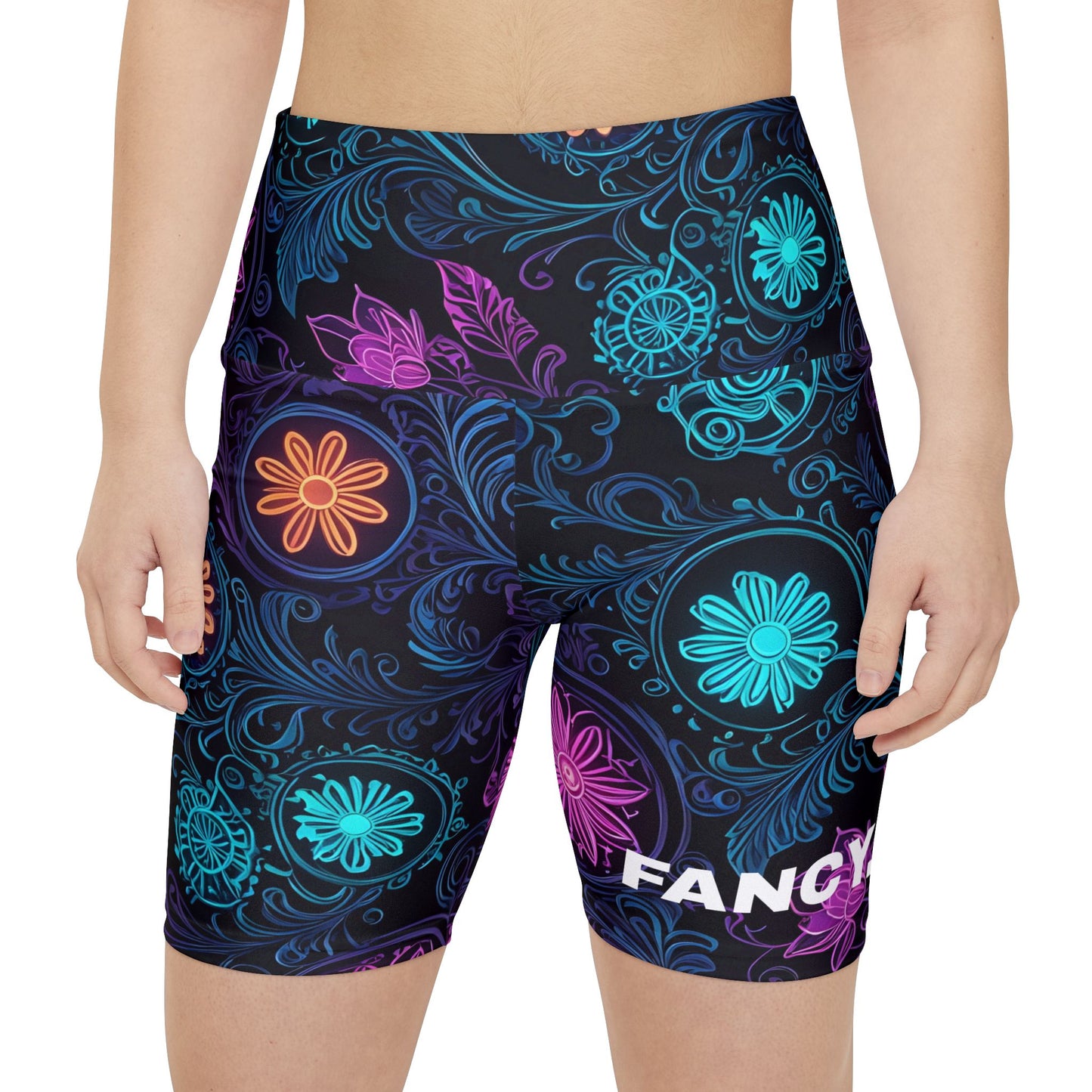 Fancy. Women's Biker Shorts - Graphic Activewear