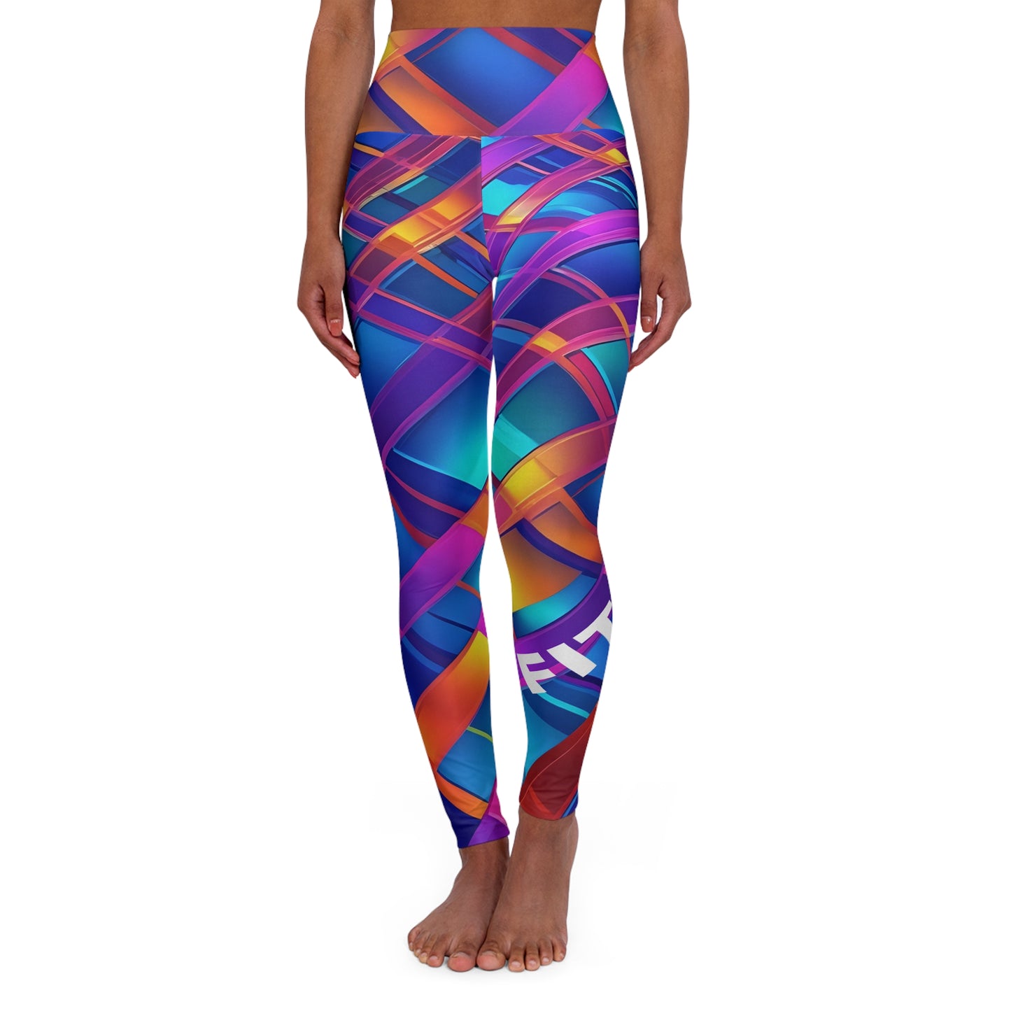 Fit Queen. High-Waisted Women's Leggings. Colorful. Women's Activewear