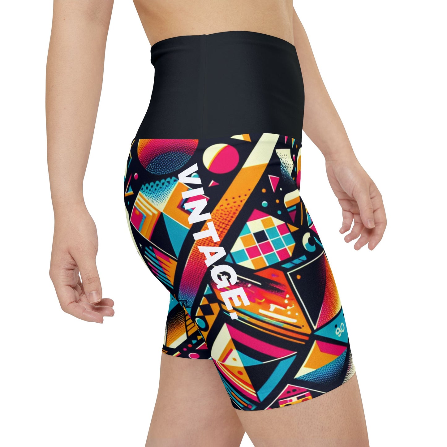 Vintage. Women's Biker Shorts - Graphic Activewear