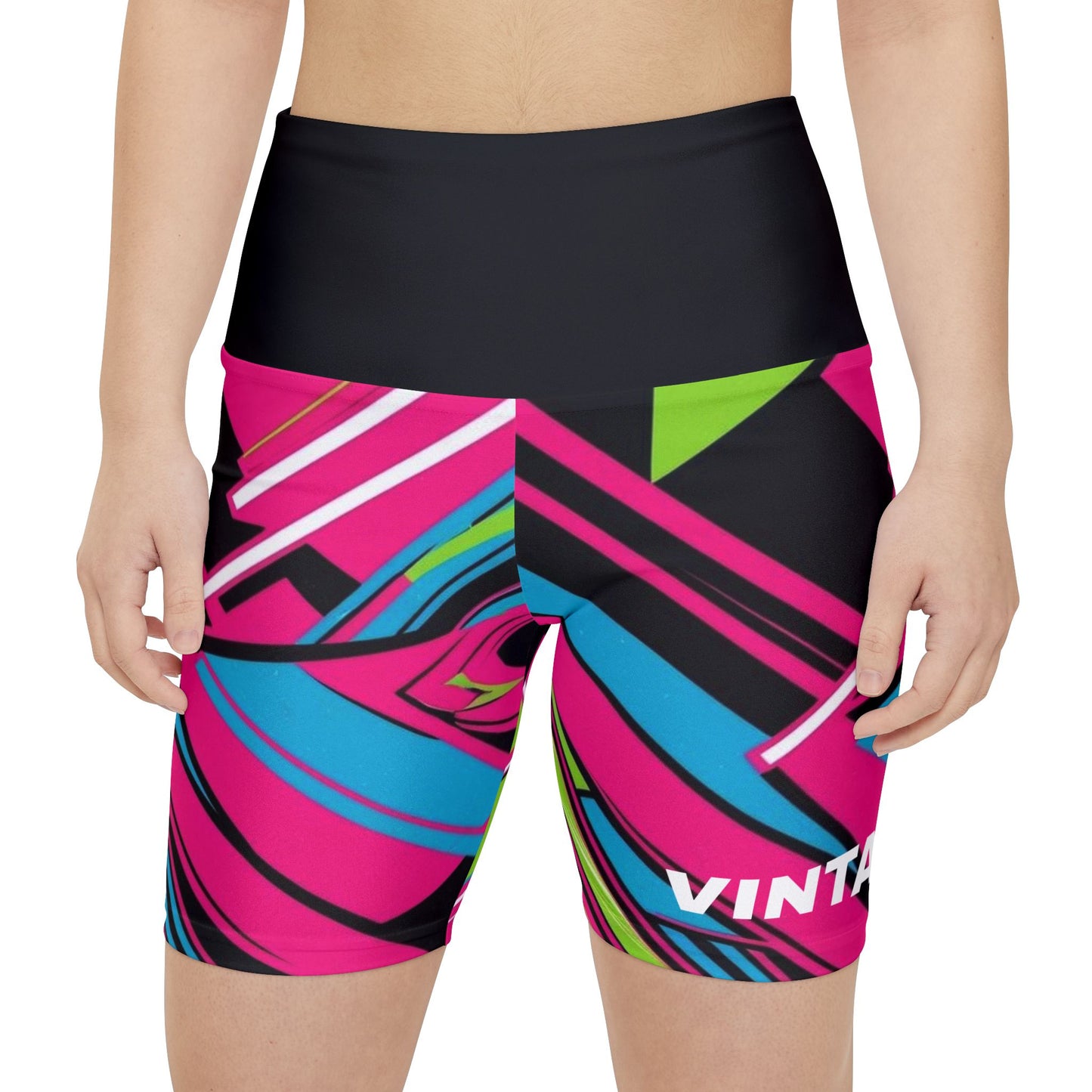 Vintage. Women's Biker Shorts - Graphic Activewear