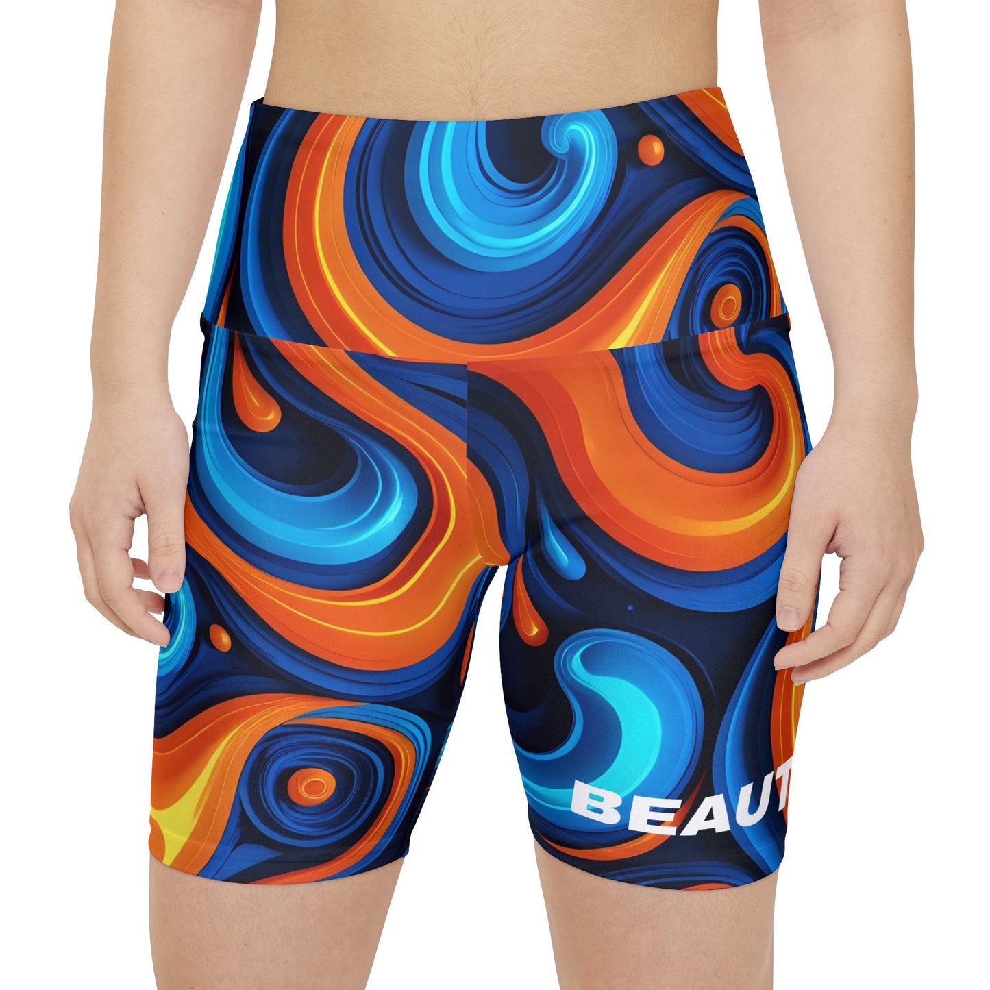 Beautiful. Women's Biker Shorts - Graphic Activewear