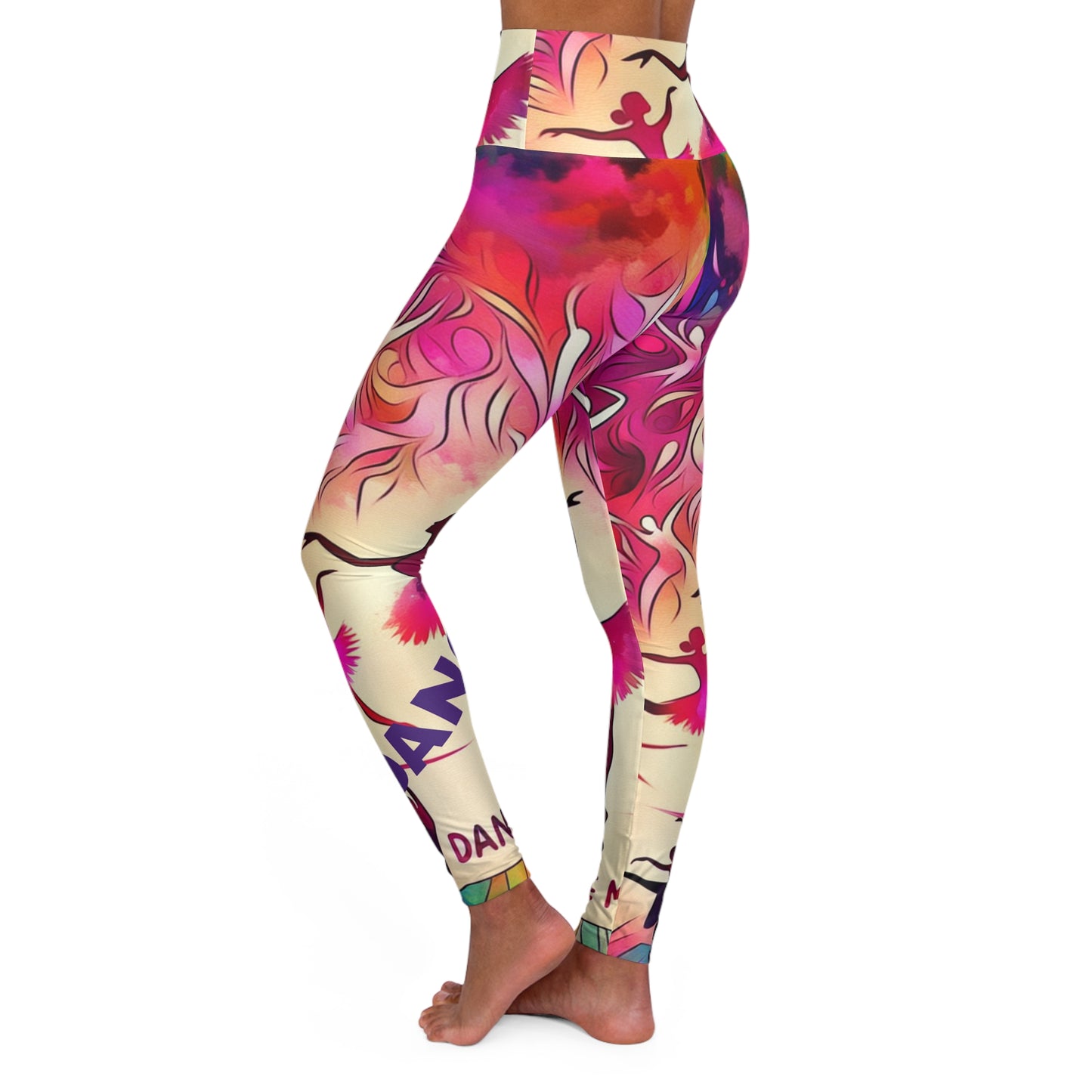 Dance Mom. High-Waisted Women's Leggings, Yoga Leggings