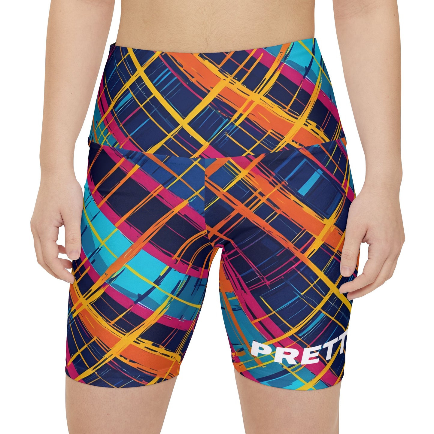 Pretty. Women's Biker Shorts - Graphic Activewear