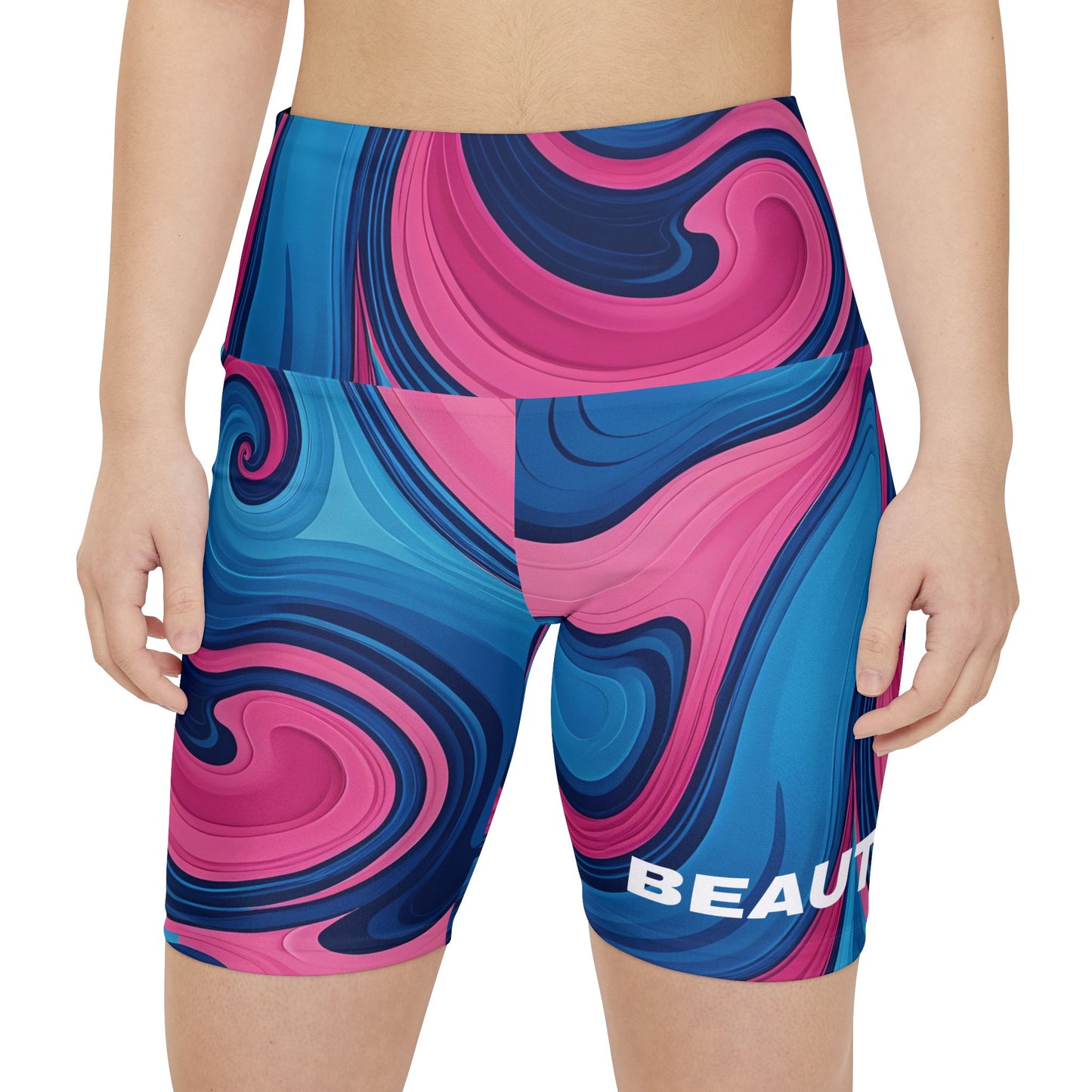 Beautiful. Women's Biker Shorts - Graphic Activewear