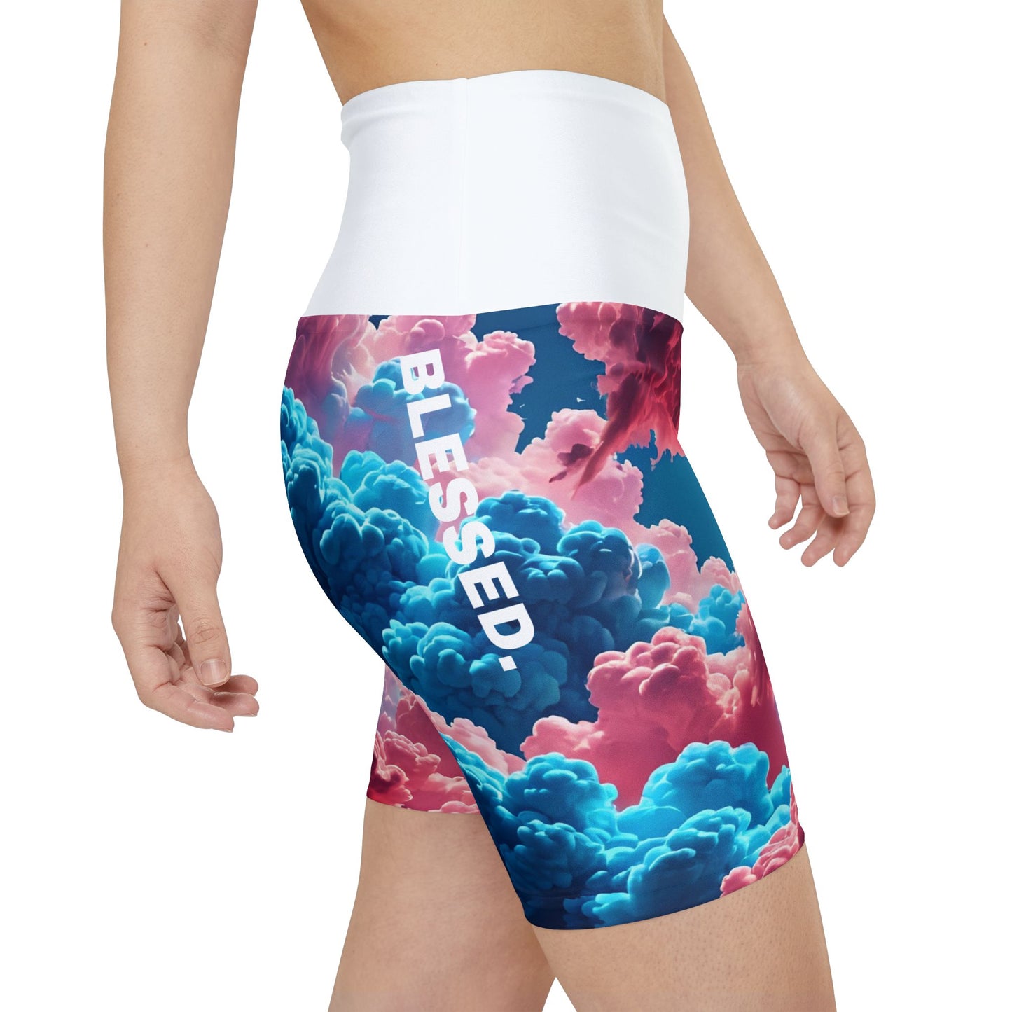Blessed. Women's Biker Shorts - Graphic Activewear