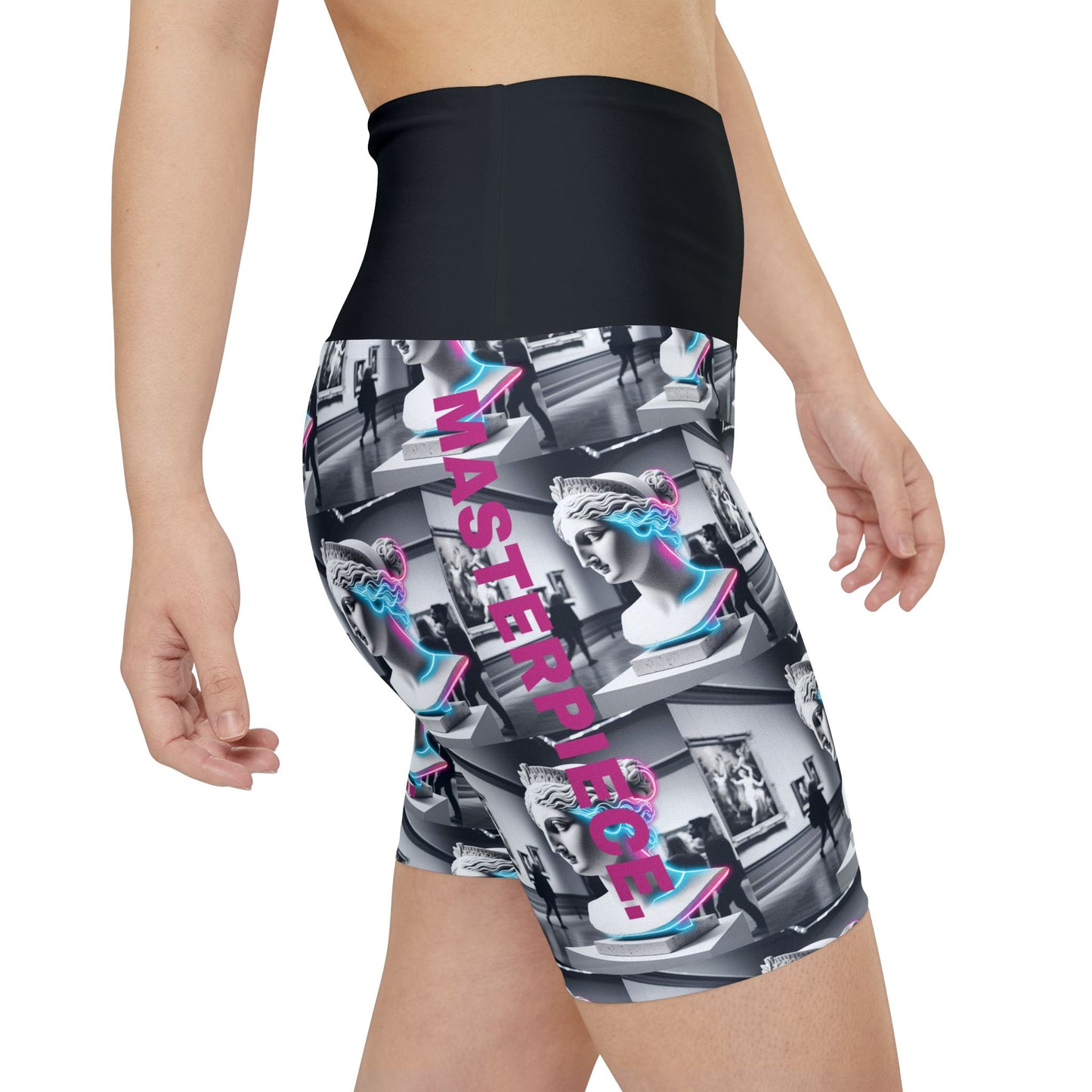 Masterpiece. Women's Biker Shorts - Graphic Activewear