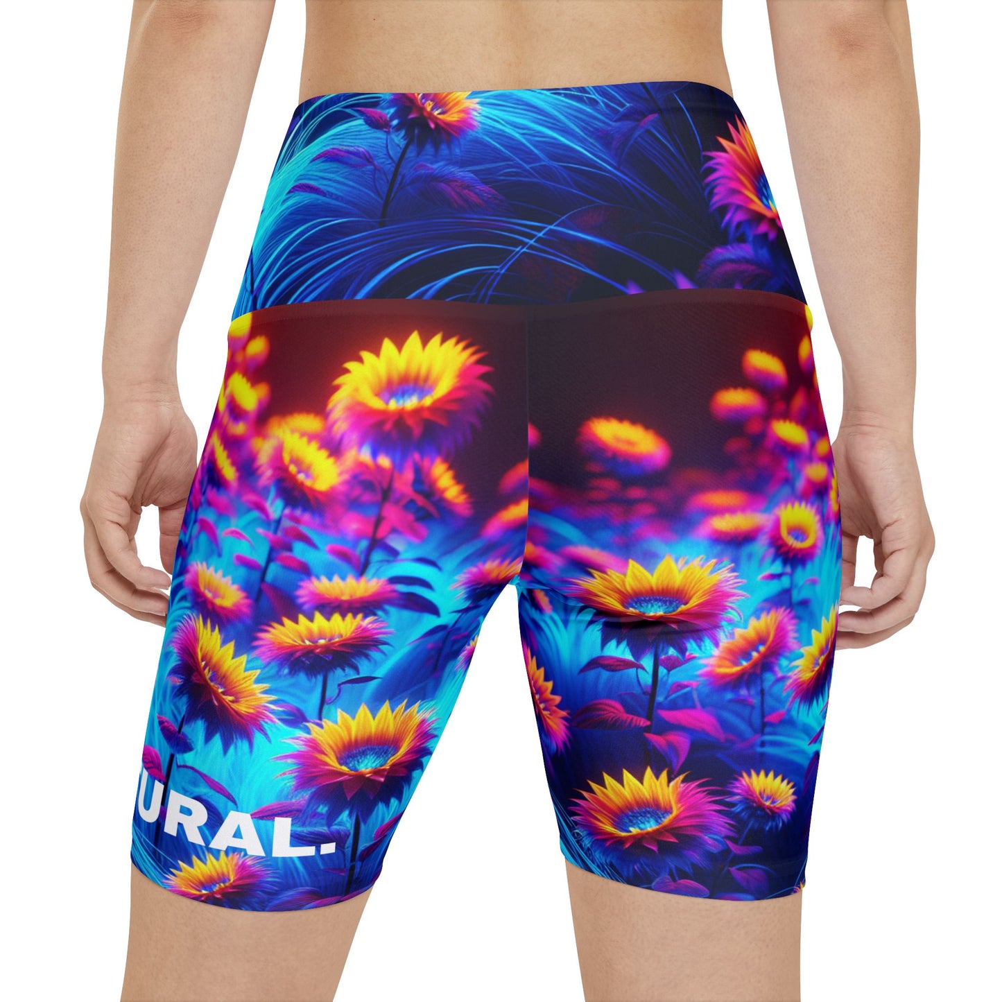 All Natural. Women's Biker Shorts - Graphic Activewear