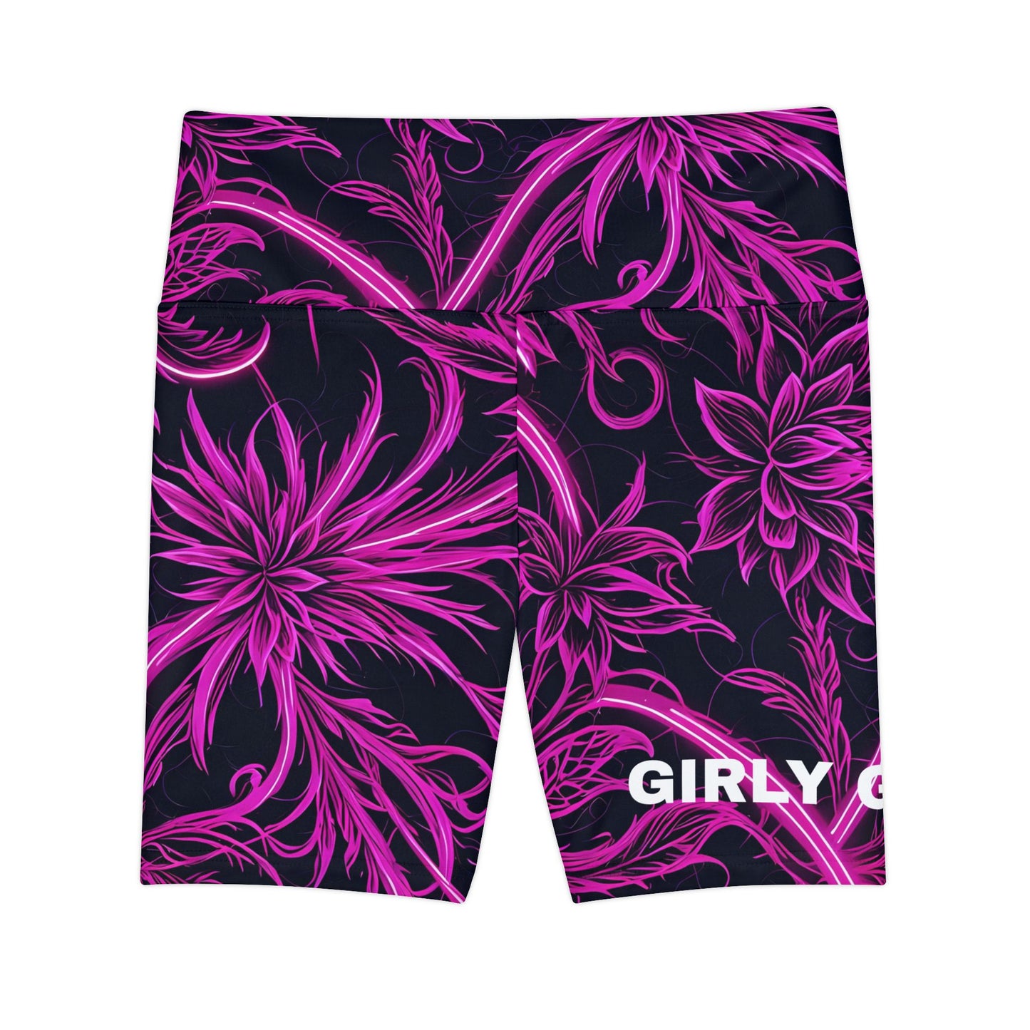 Girly Girl. Women's Biker Shorts - Graphic Activewear