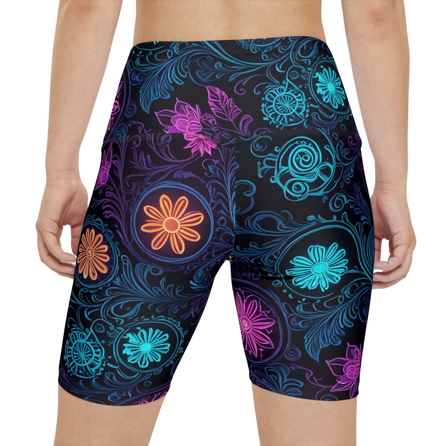 Fancy. Women's Biker Shorts - Graphic Activewear