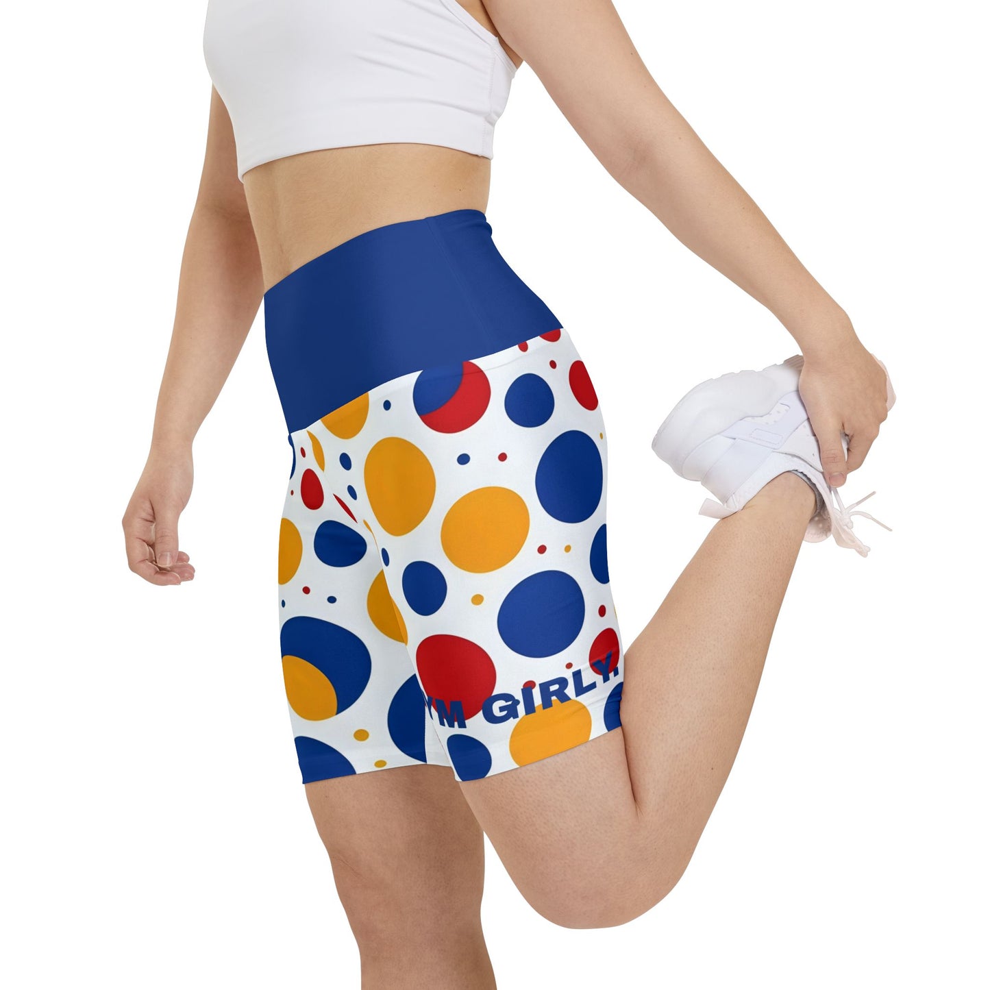 Gym Girly. Women's Biker Shorts - Graphic Activewear