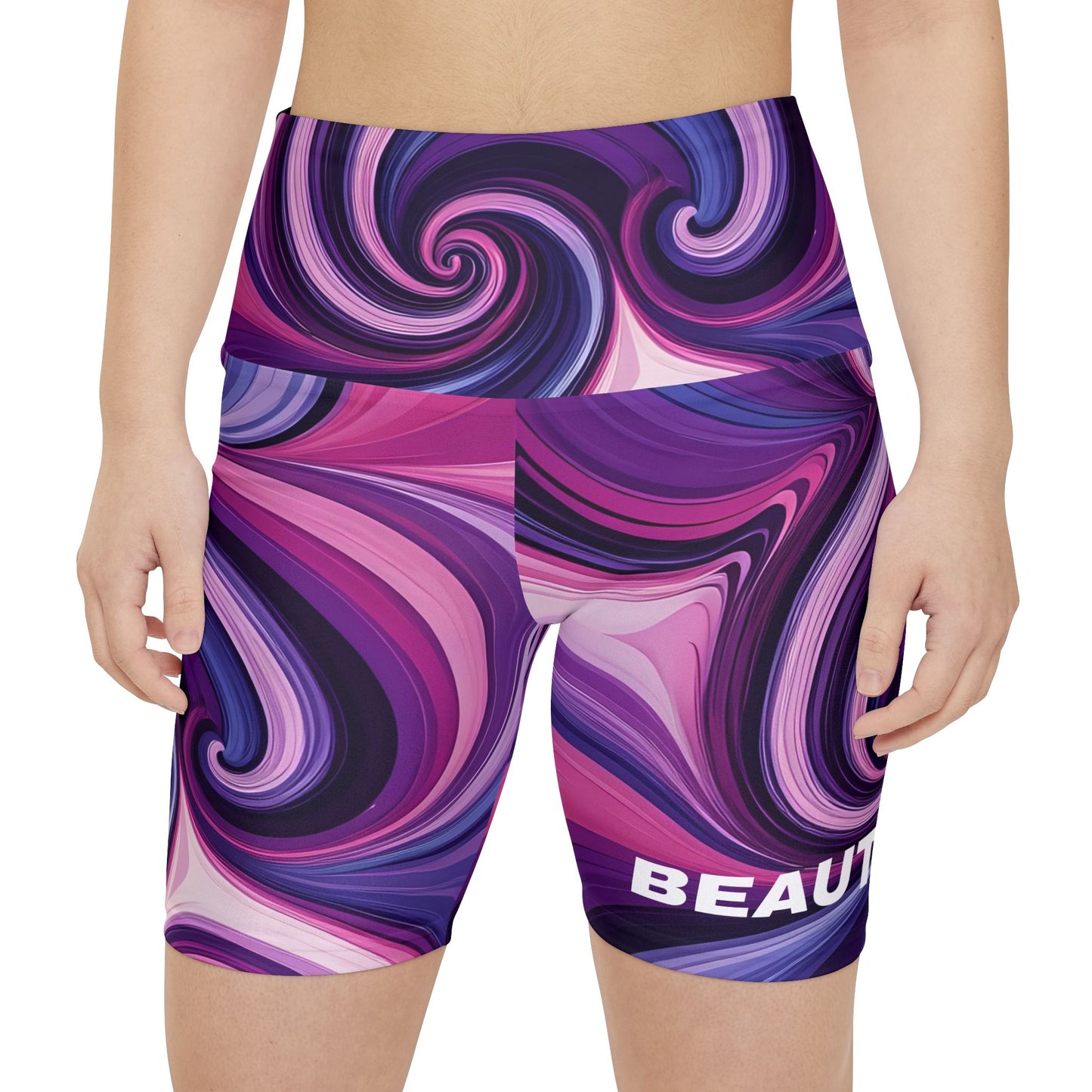 Beautiful. Women's Biker Shorts - Graphic Activewear