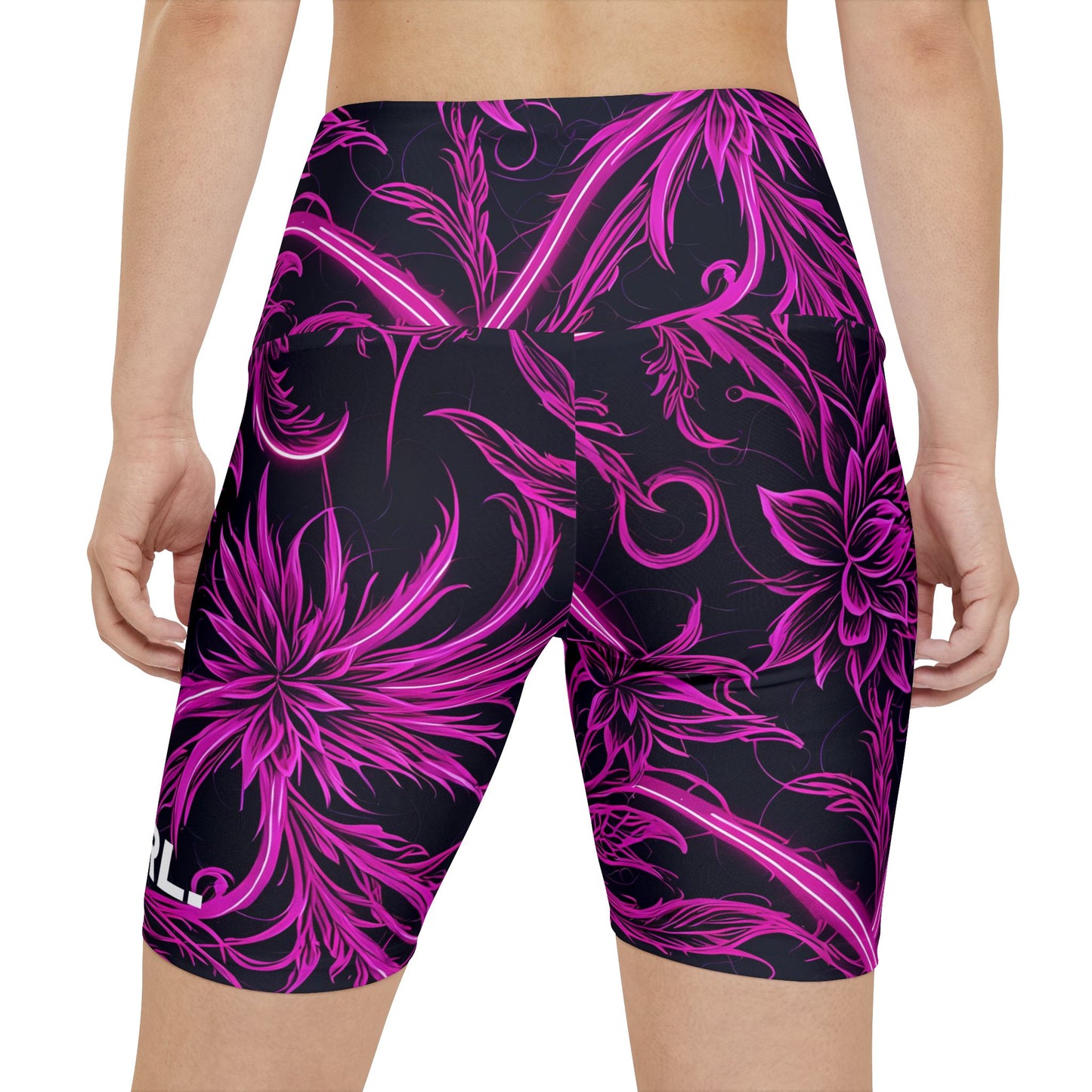 Girly Girl. Women's Biker Shorts - Graphic Activewear