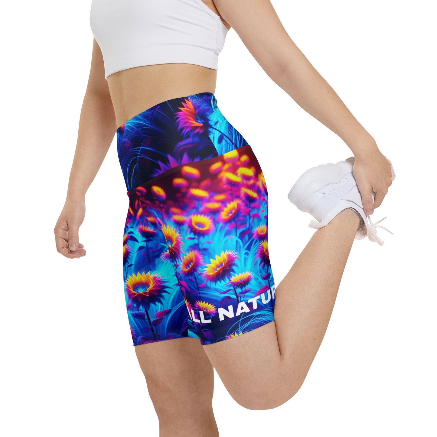 All Natural. Women's Biker Shorts - Graphic Activewear