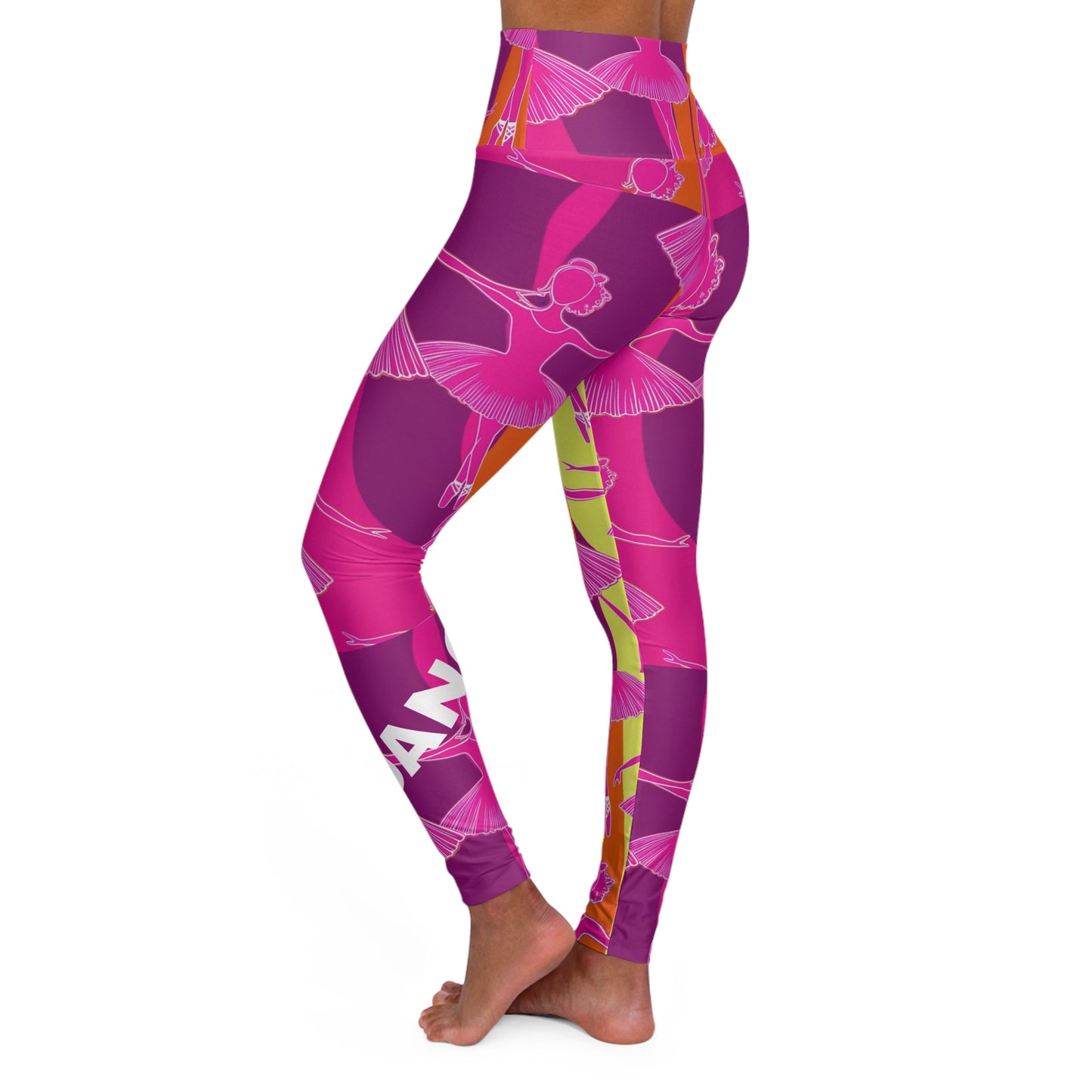 Dance Mom. High-Waisted Women's Leggings, Yoga Leggings
