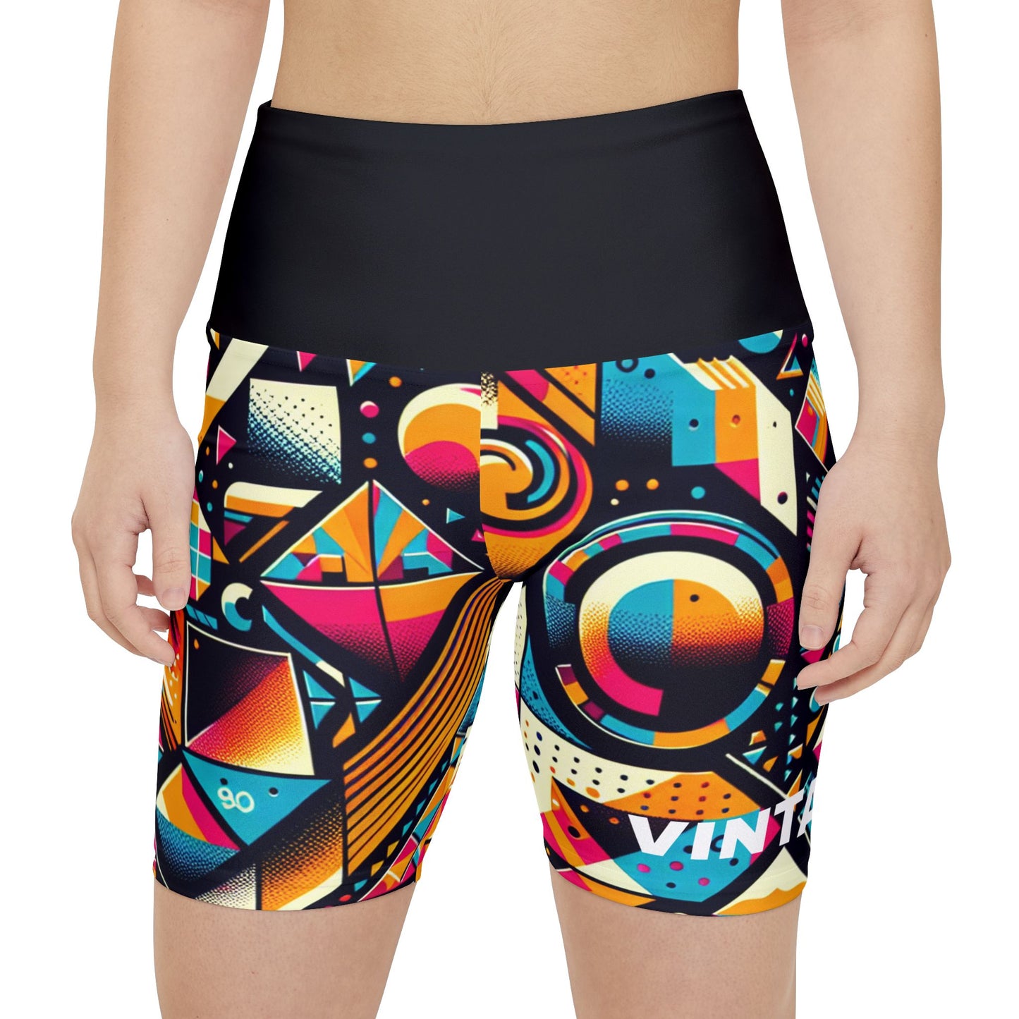Vintage. Women's Biker Shorts - Graphic Activewear
