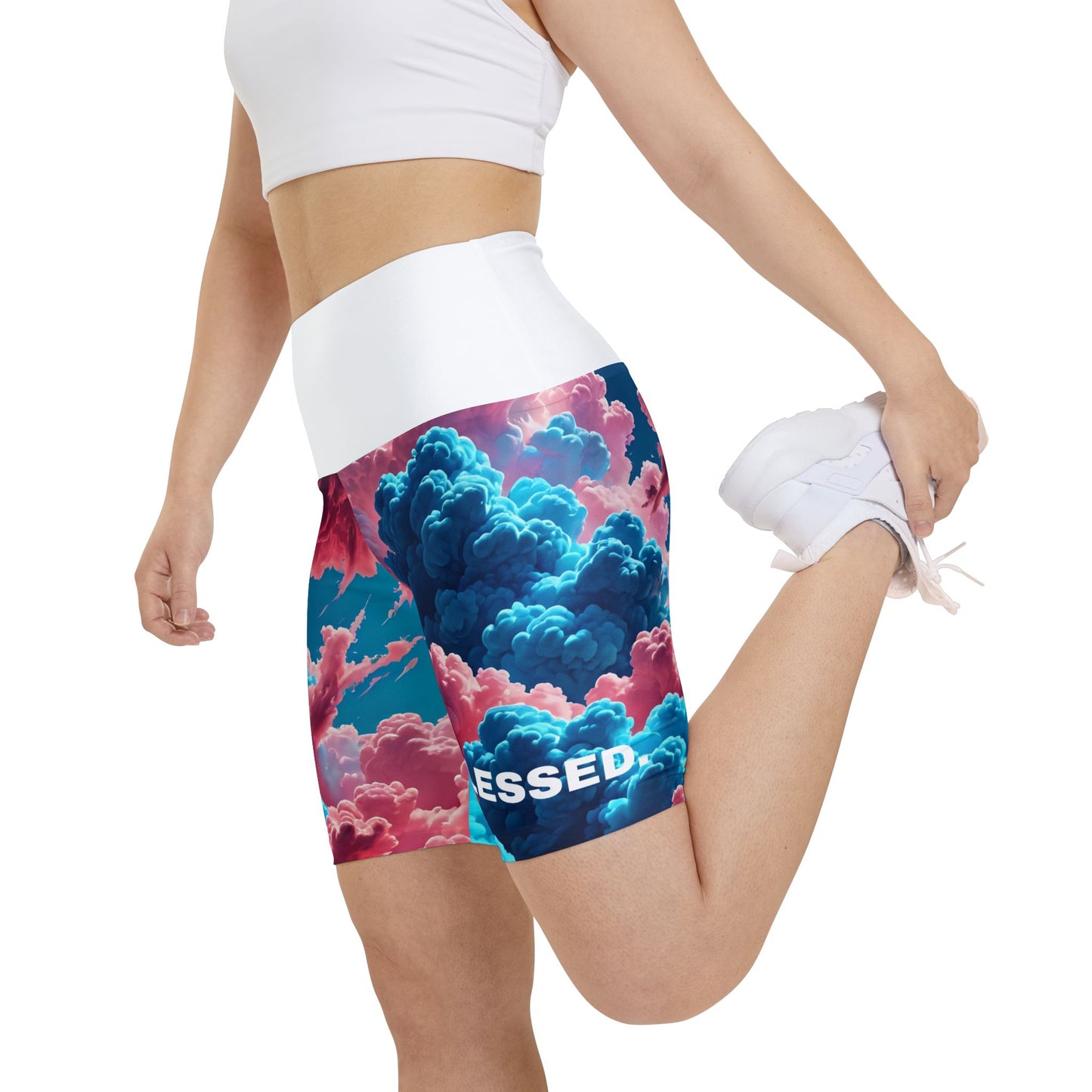 Blessed. Women's Biker Shorts - Graphic Activewear
