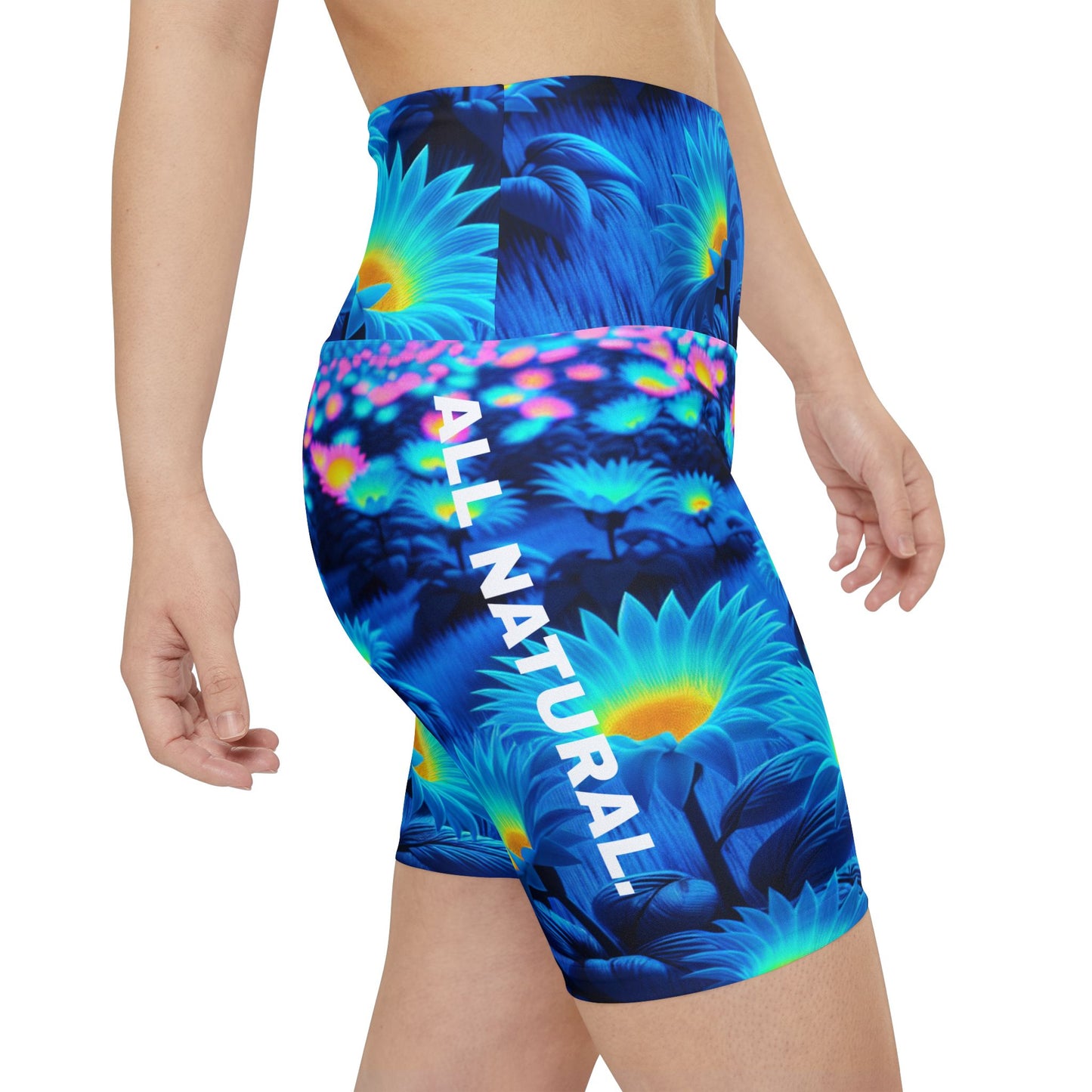 All Natural. Women's Biker Shorts - Graphic Activewear