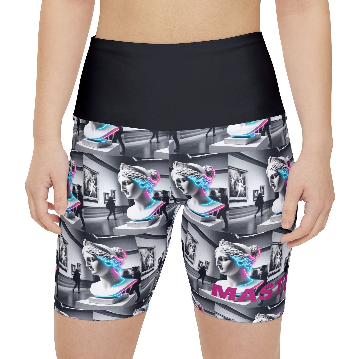 Masterpiece. Women's Biker Shorts - Graphic Activewear
