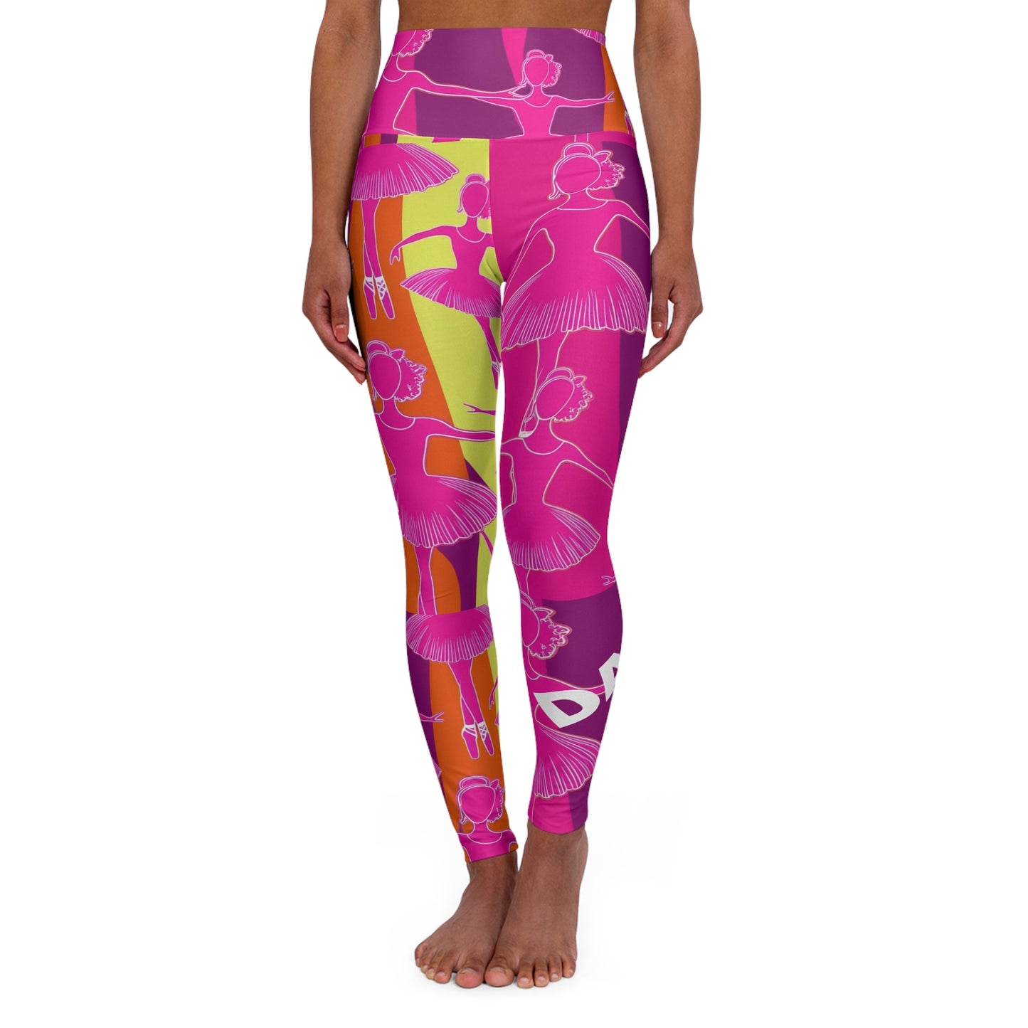 Dance Mom. High-Waisted Women's Leggings, Yoga Leggings