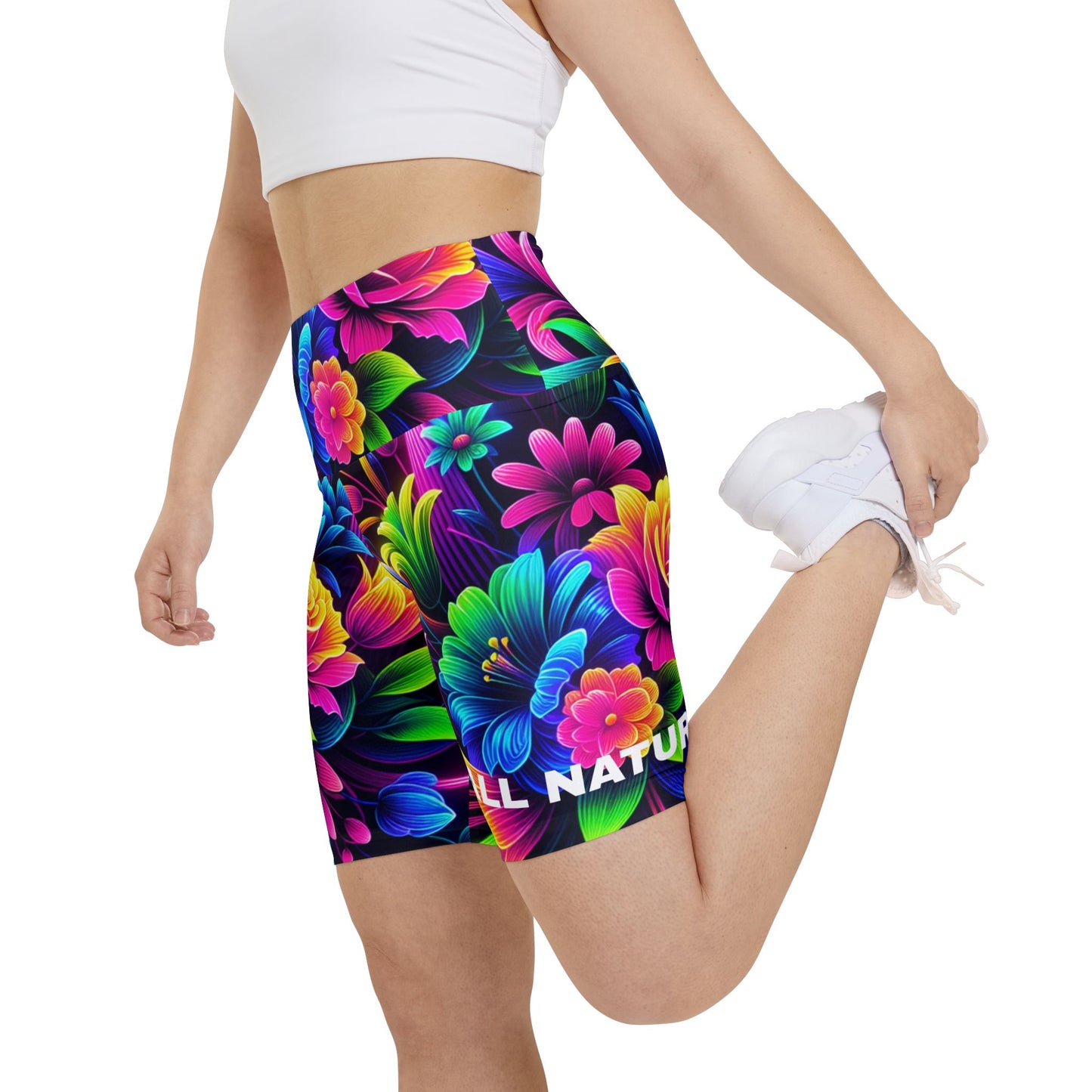 All Natural. Women's Biker Shorts - Graphic Activewear