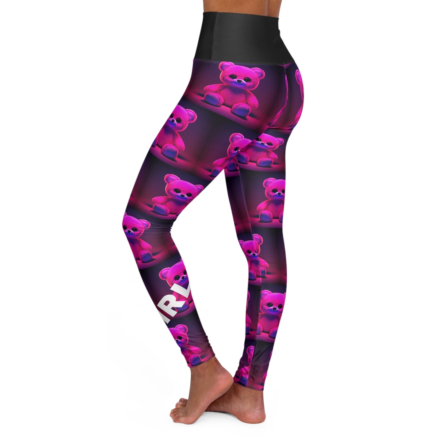 Girl Mom. High-Waisted Women's Leggings, Yoga Leggings