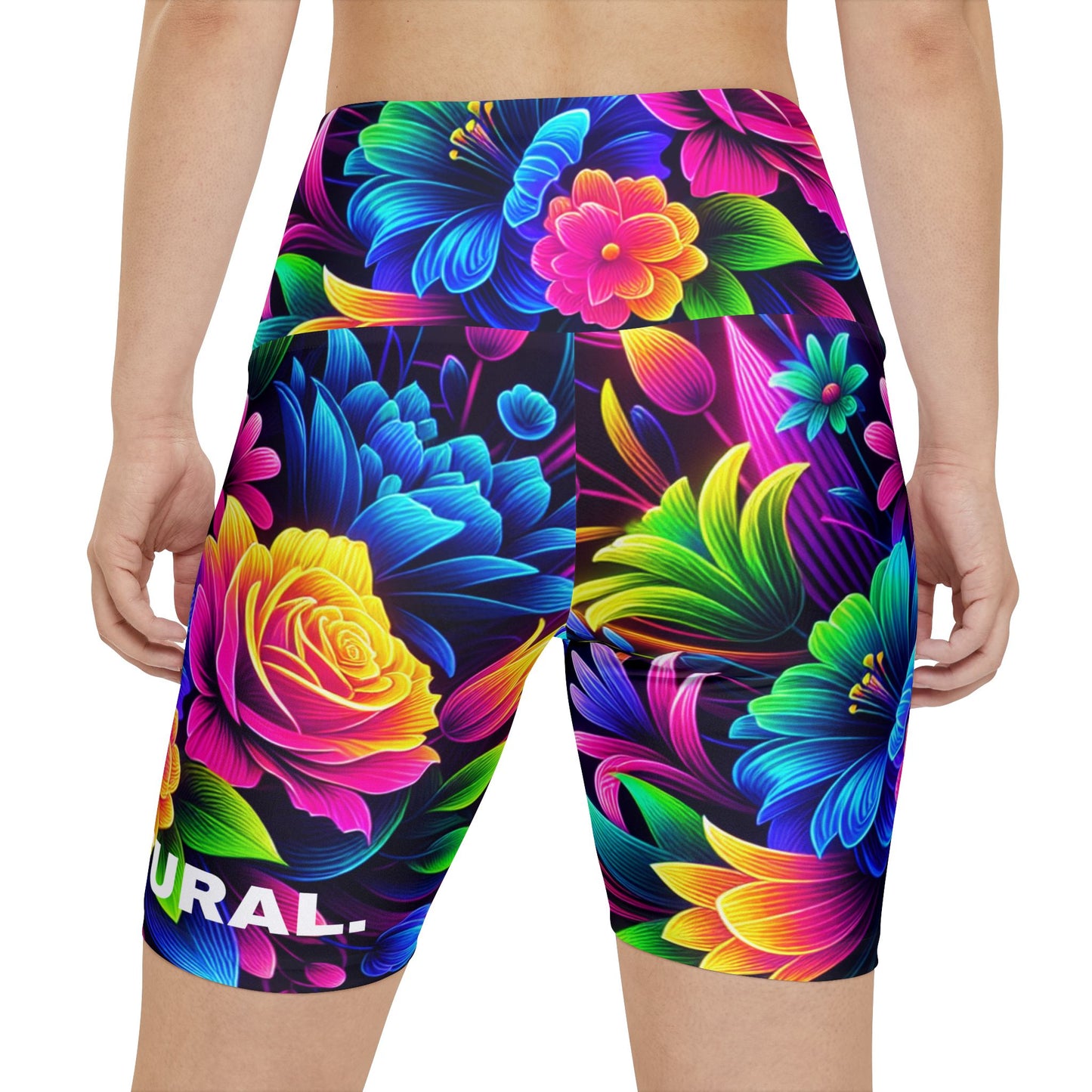 All Natural. Women's Biker Shorts - Graphic  Activewear