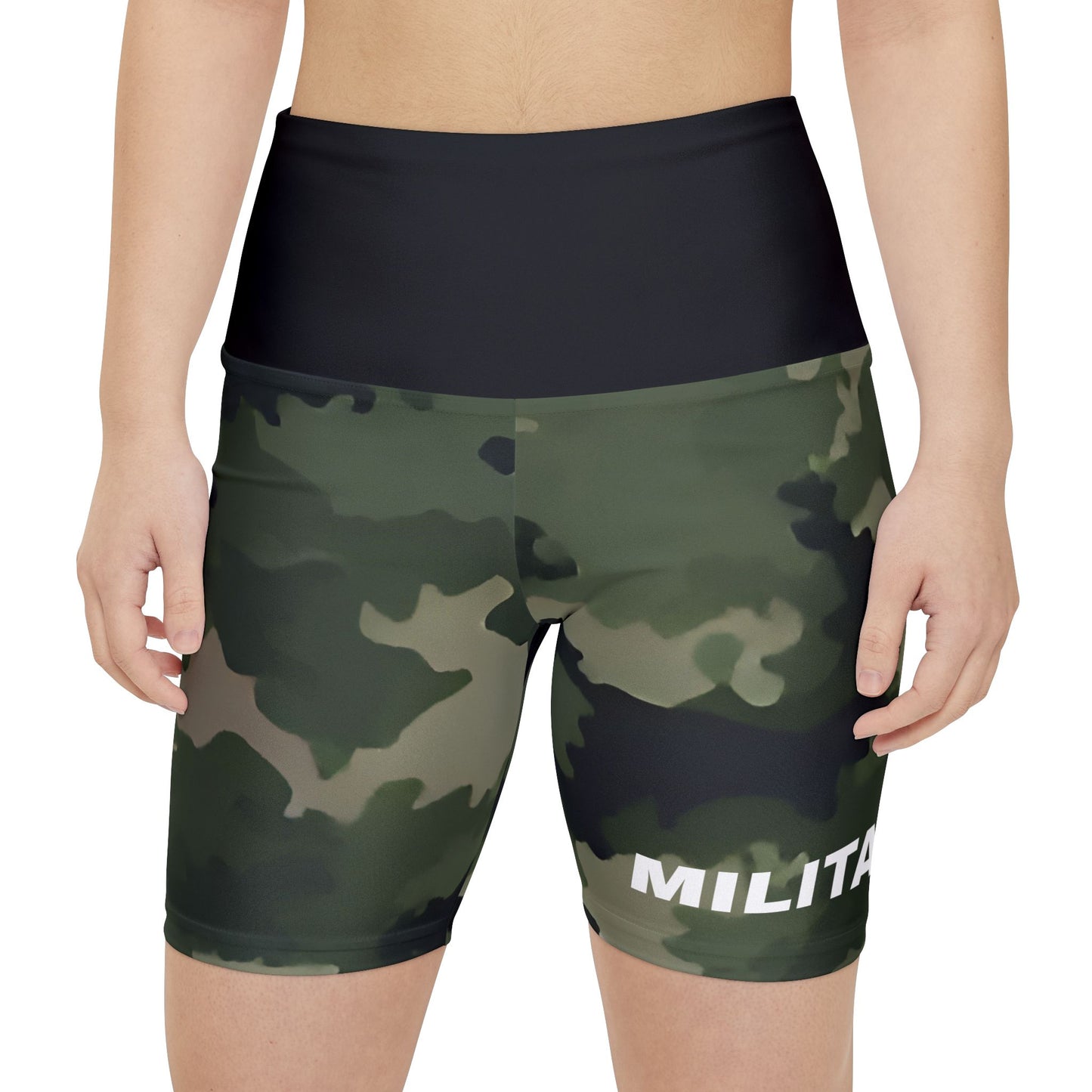 Militant. Women's Biker Shorts - Graphic  Activewear