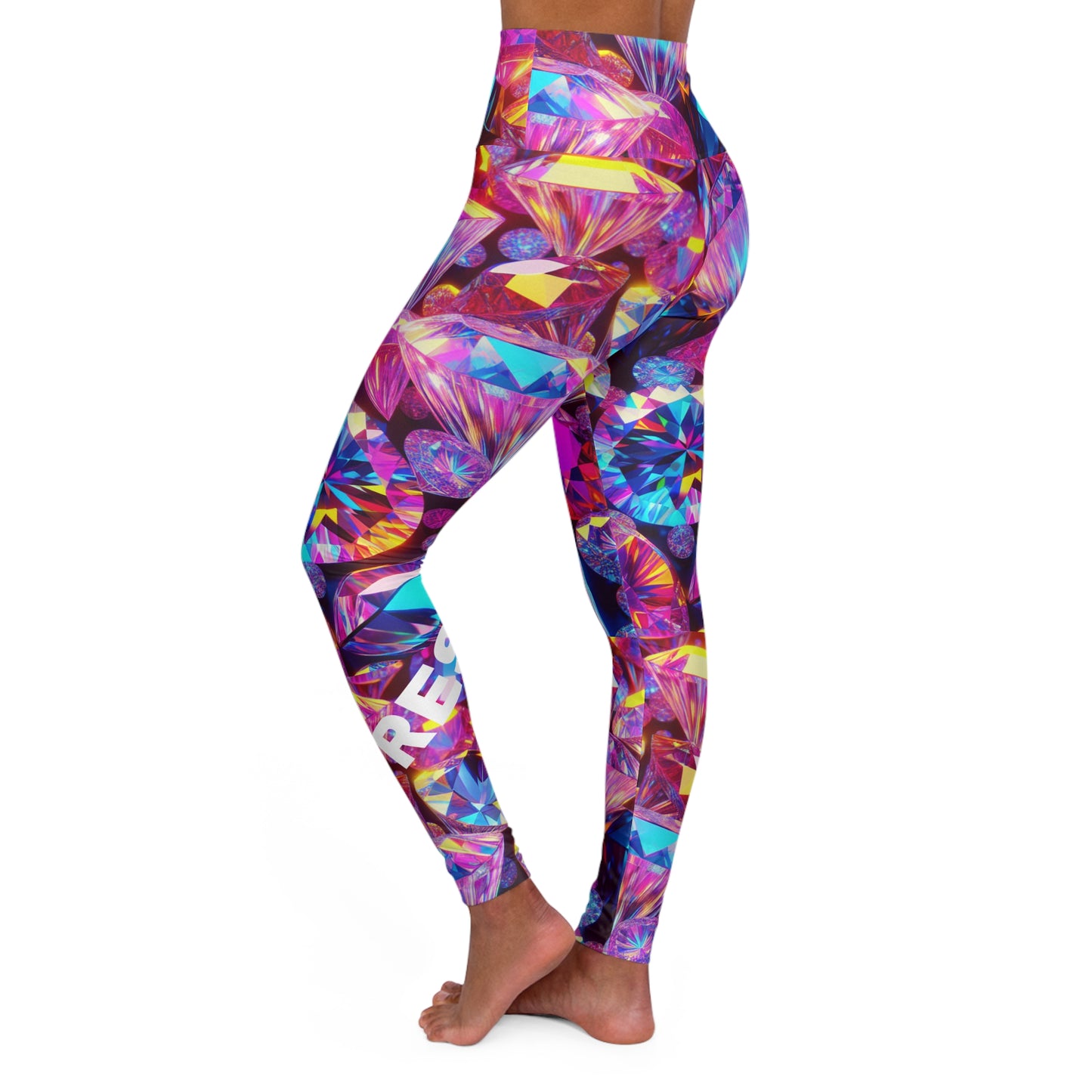 Pressure. High-Waisted Women's Leggings, Yoga Leggings