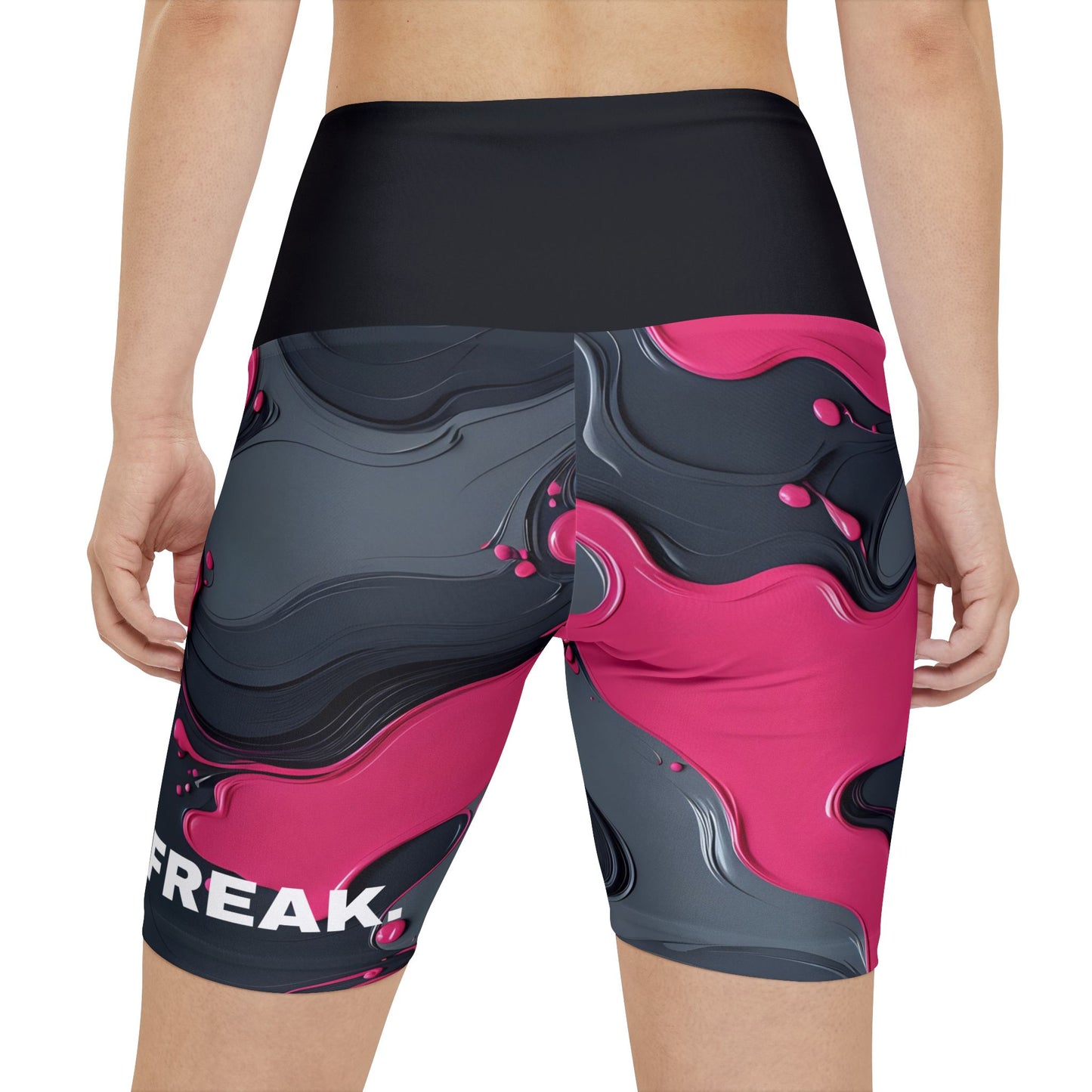 Fitness Freak. Women's Biker Shorts - Graphic  Activewear