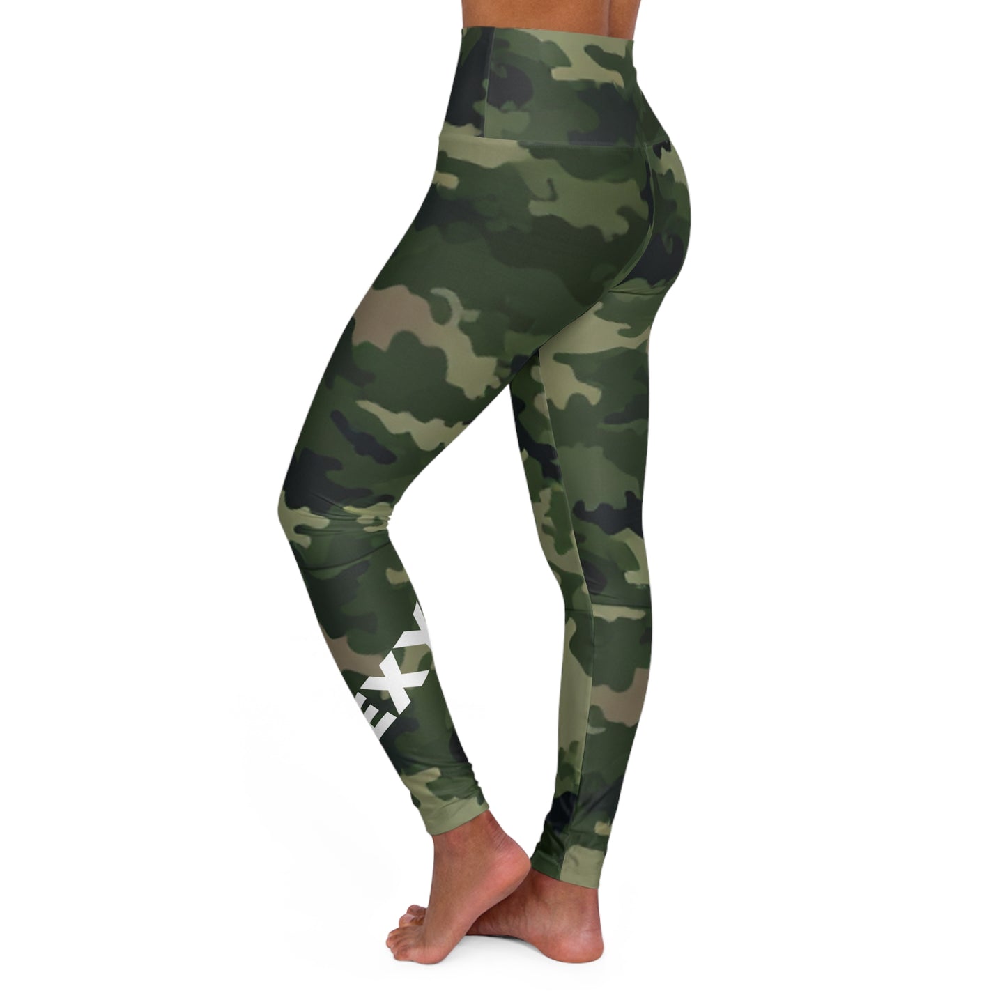 Sexy Soldier. High-Waisted Women's Leggings, Yoga Leggings