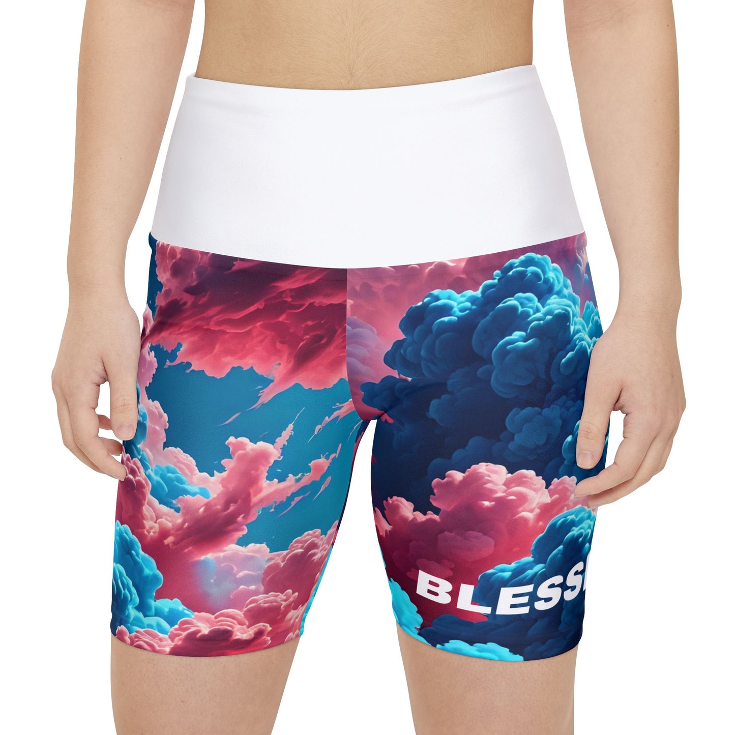 Blessed. Women's Biker Shorts - Graphic  Activewear