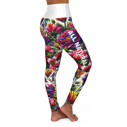 All Natural. High-Waisted Women's Leggings, Yoga Leggings