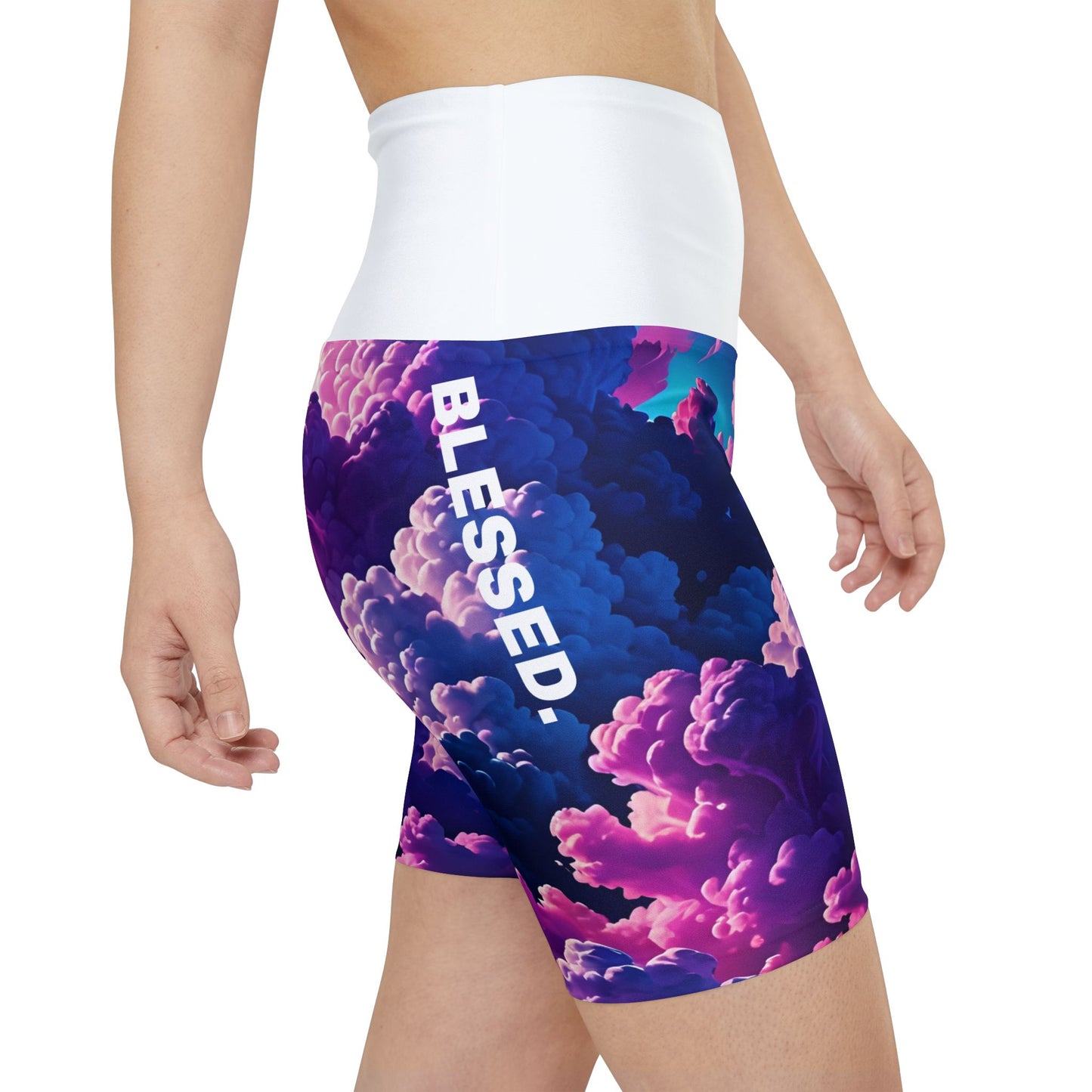 Blessed. Women's Biker Shorts - Graphic  Activewear