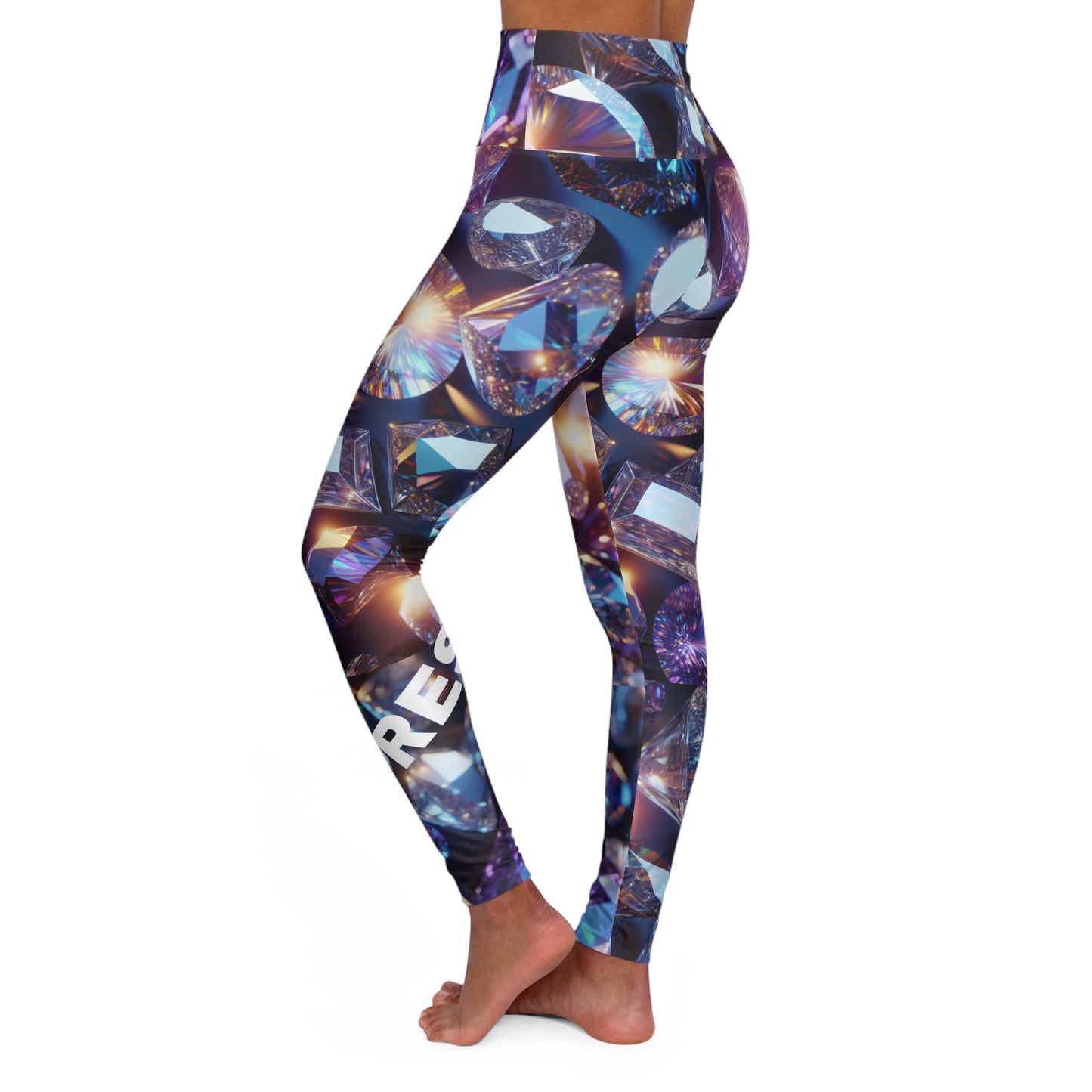 Pressure. High-Waisted Women's Leggings, Yoga Leggings