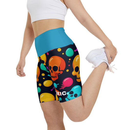 Toxic. Women's Biker Shorts - Graphic  Activewear
