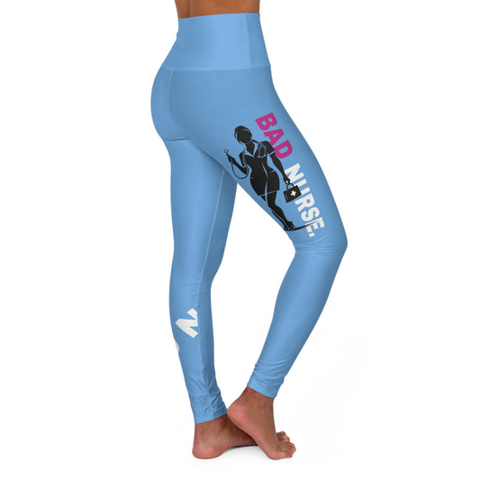 Bad Nurse. High-Waisted Women's Leggings, Yoga Leggings, Colorful, Vibrant