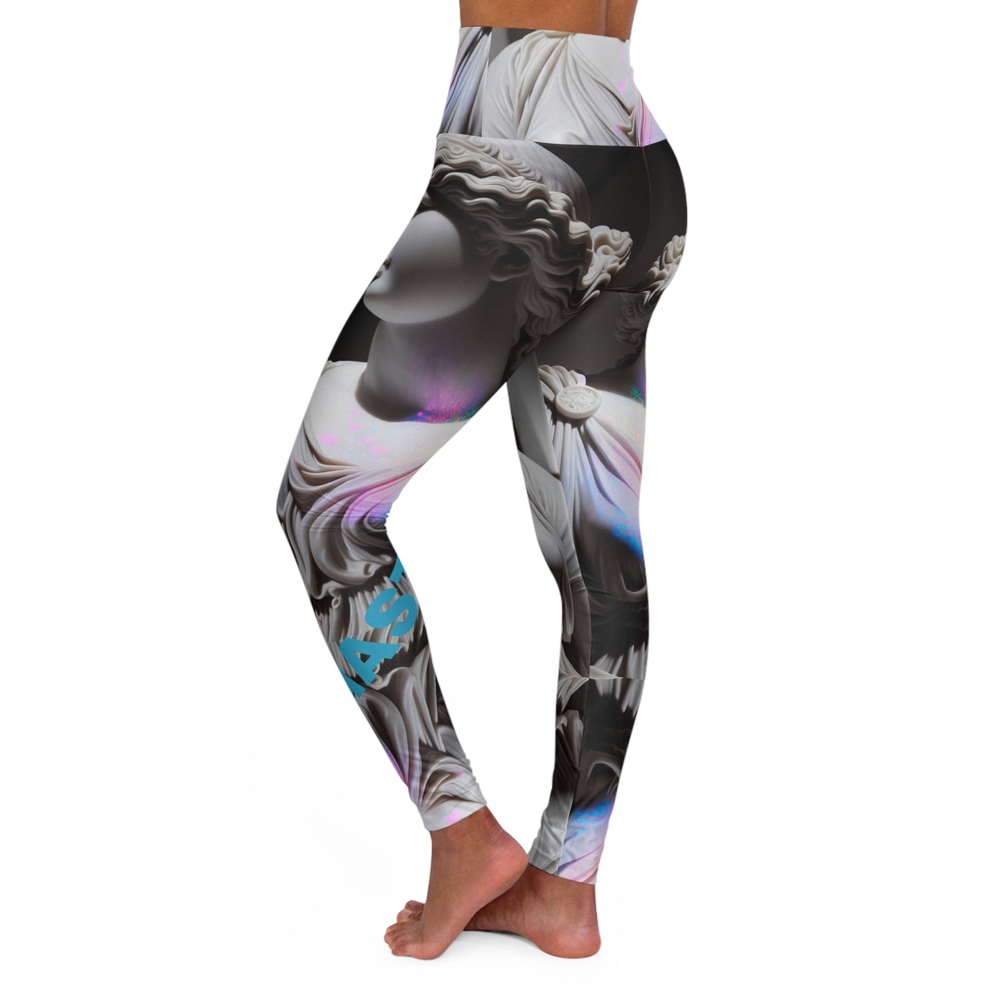 Masterpiece. High- Waisted Women's Leggings, Yoga Leggings