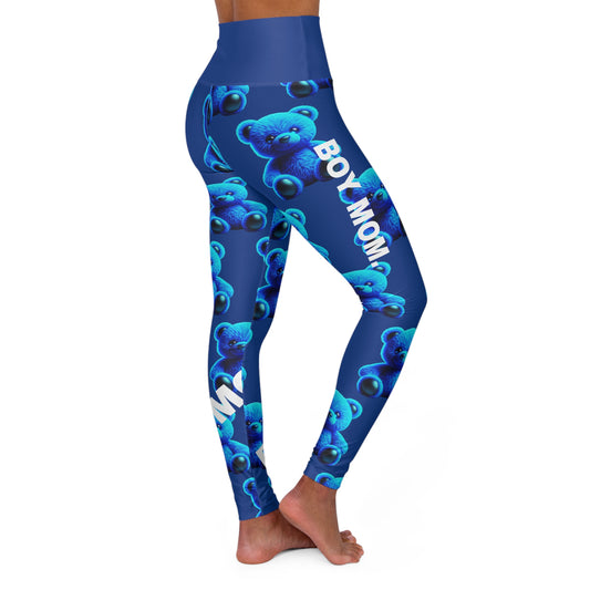 Boy Mom High-Waisted Women's Leggings, Yoga Leggings