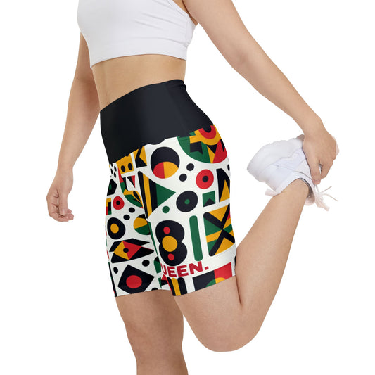 Queen. Women's Biker Shorts - Graphic  Activewear