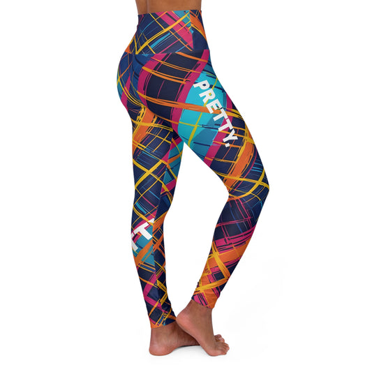Pretty. High-Waisted Women's Leggings, Yoga Leggings
