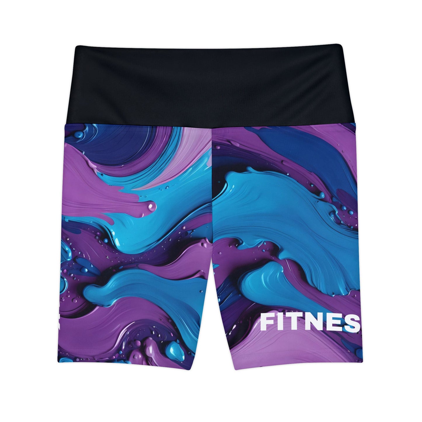 Fitness Freak. Women's High-Waisted Biker Shorts - Graphic  Activewear