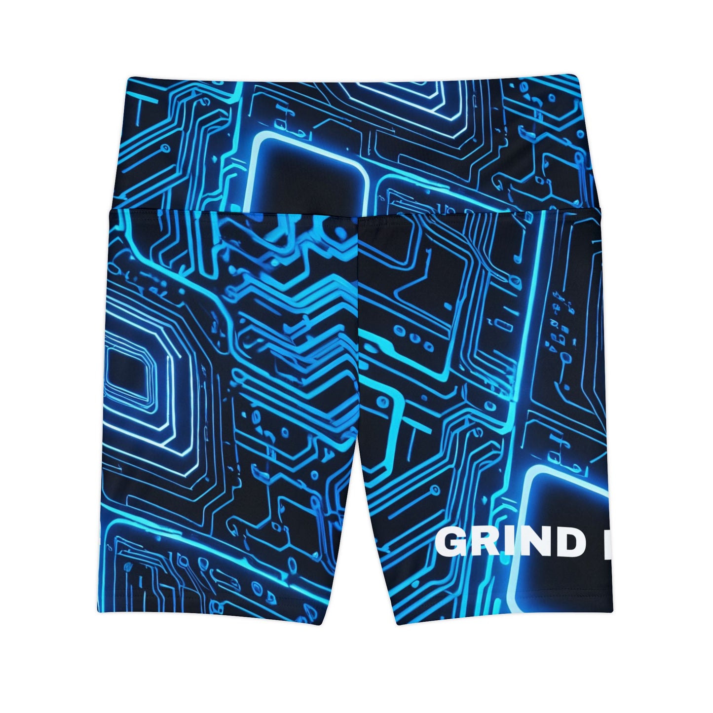 Grind Mode On. Women's Biker Shorts - Graphic  Activewear