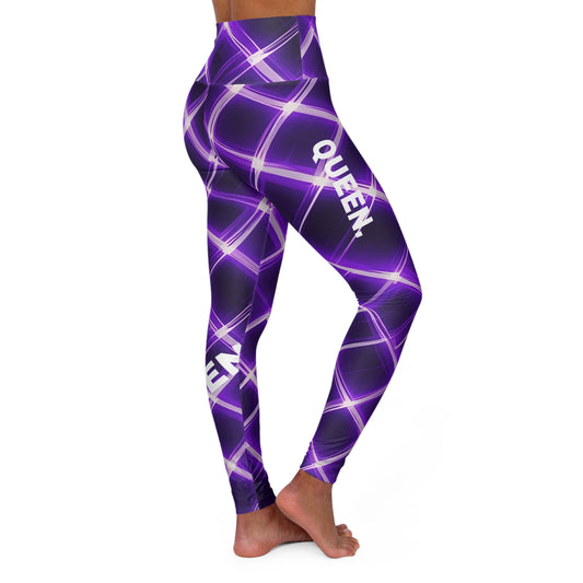 Queen. High-Waisted Women's Leggings, Yoga Leggings