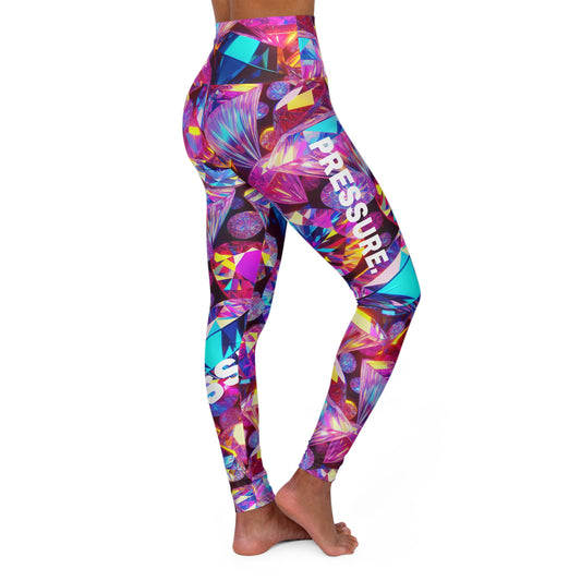 Pressure. High-Waisted Women's Leggings, Yoga Leggings