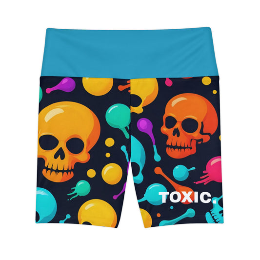 Toxic. Women's Biker Shorts - Graphic  Activewear