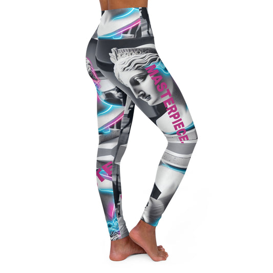 Masterpiece. High- Waisted Women's Leggings, Yoga Leggings