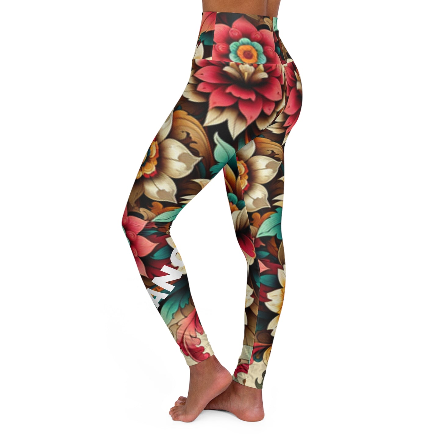 Fancy. High-Waisted Women's Leggings, Yoga Leggings