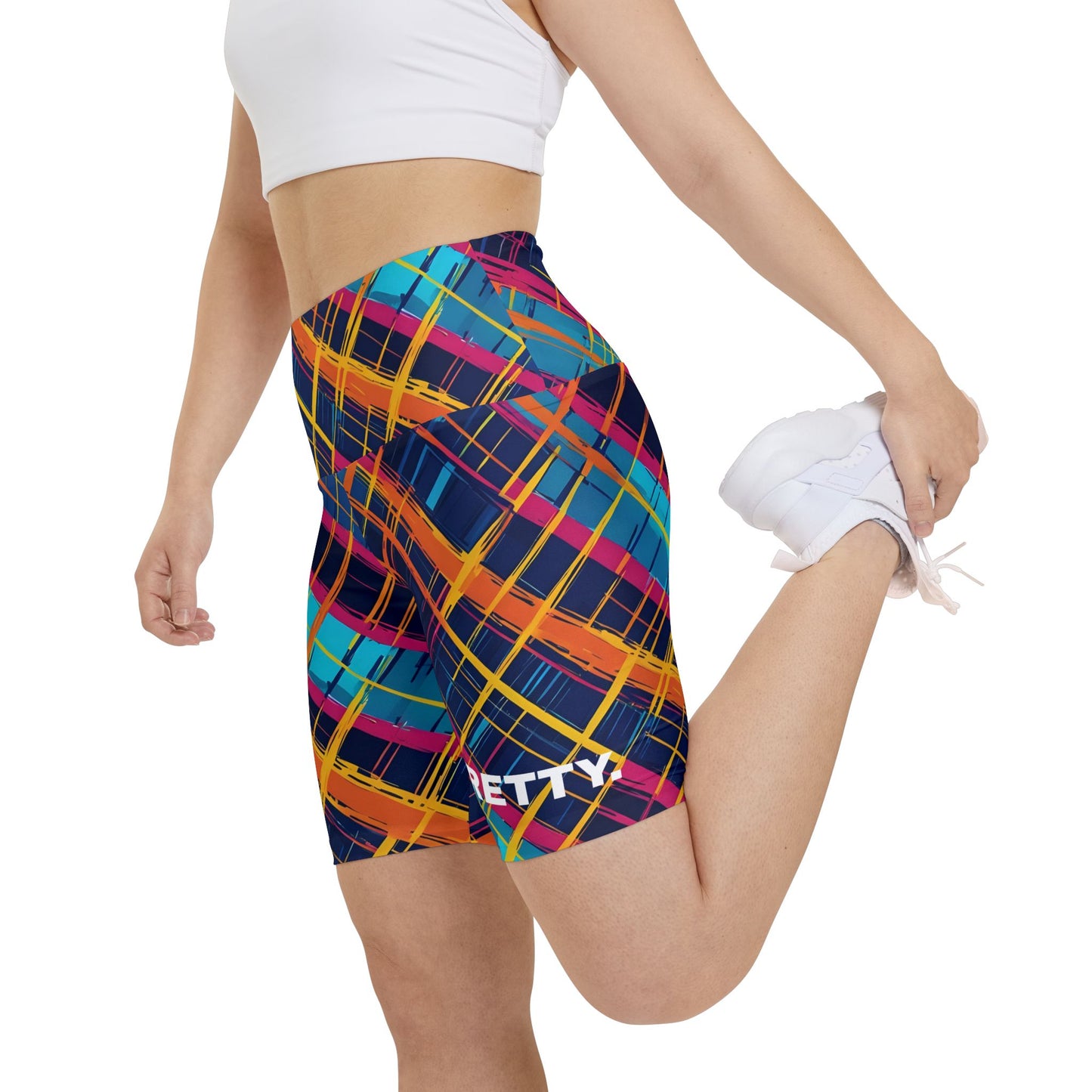 Pretty. Women's Biker Shorts - Graphic  Activewear
