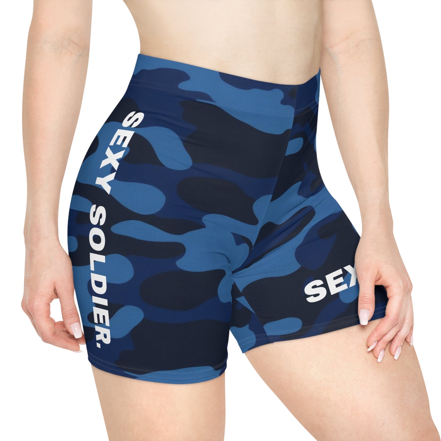 Sexy Soldier. Women's Biker Shorts - Graphic  Activewear